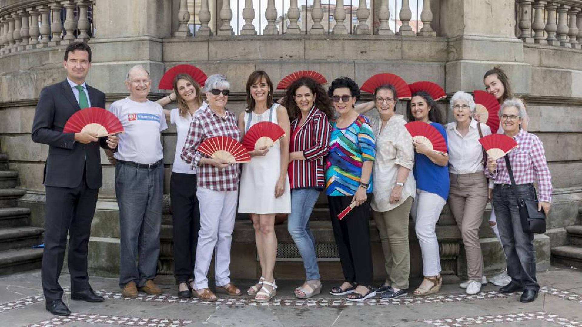 Aires sanfermineros para la India con la campaña solidaria de la Fundación Vicente Ferrer