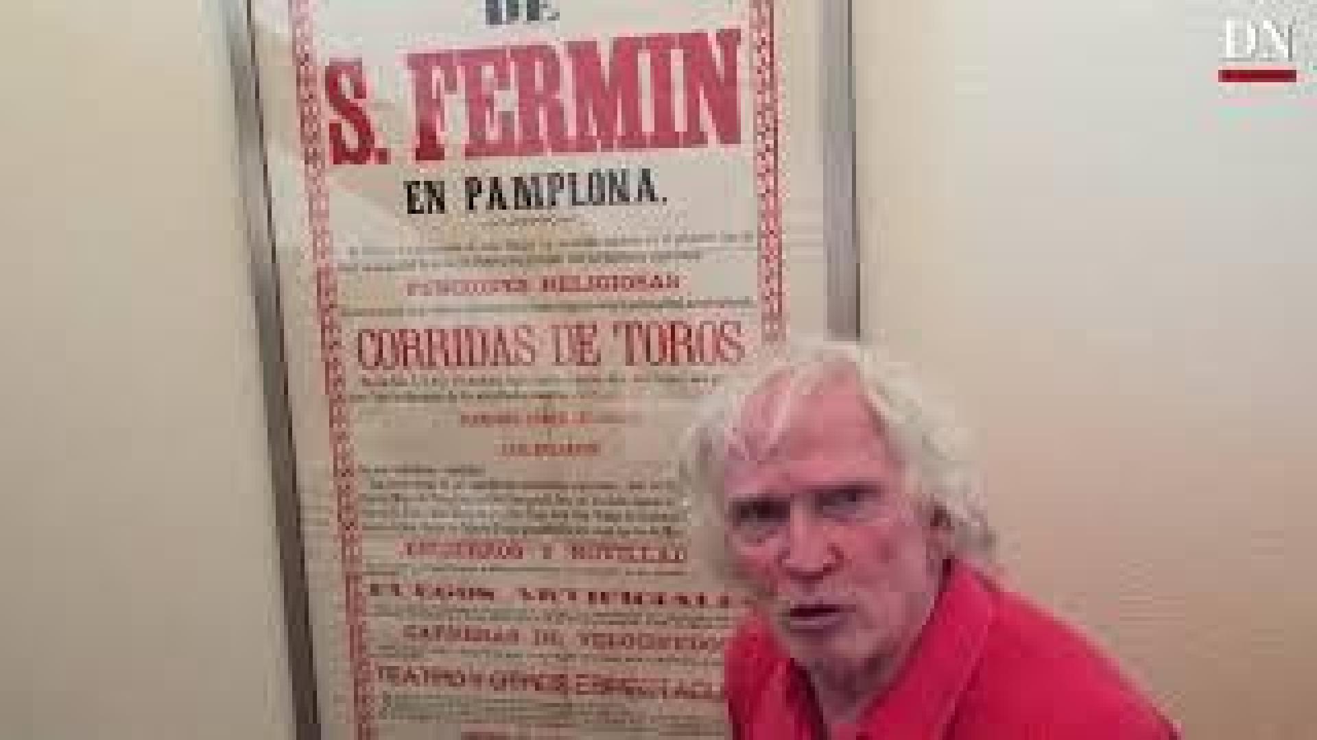 Larry Belcher, corredor de encierros estadounidense, apoya 'San Fermín Sí'