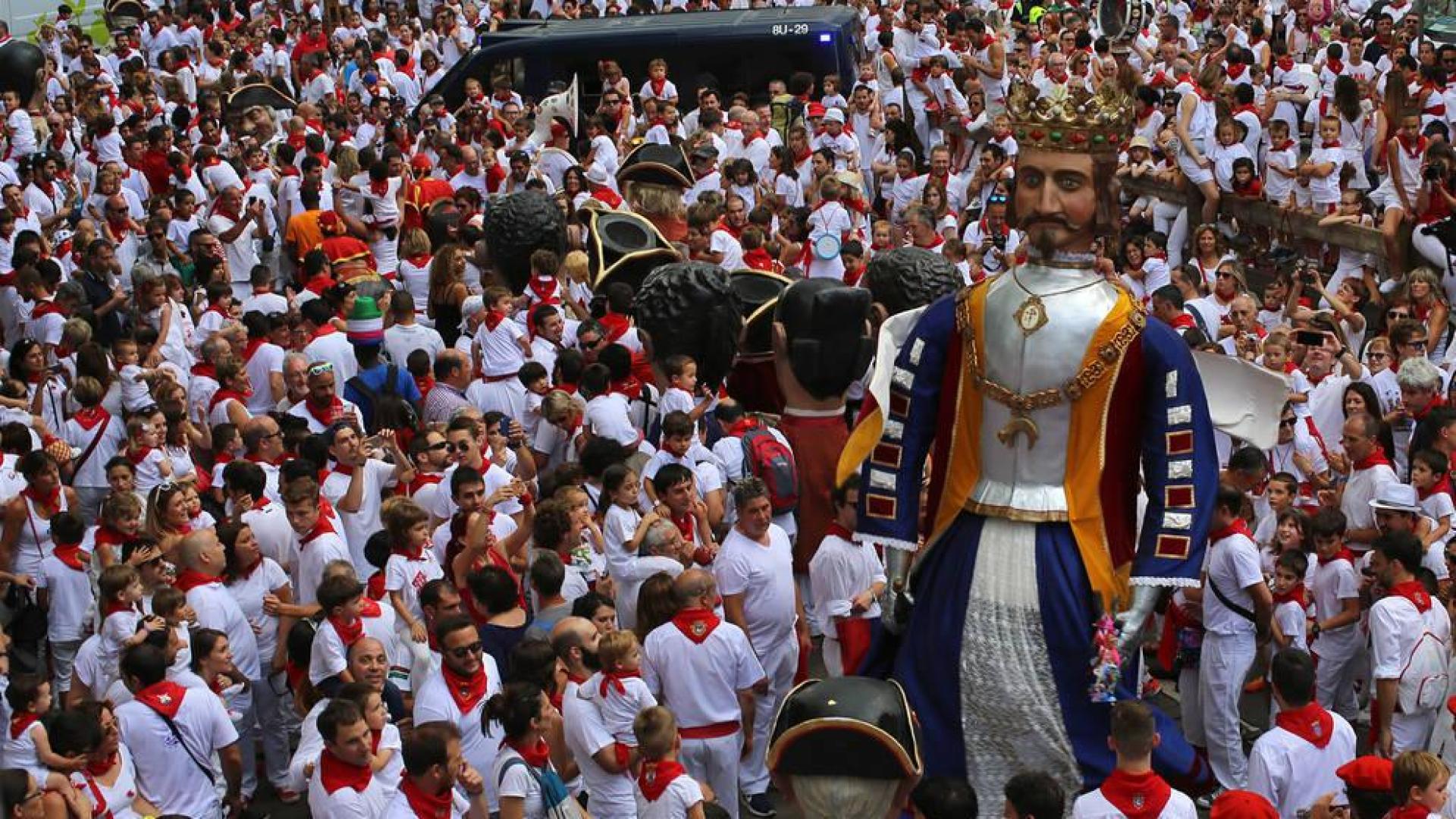 Así será el recorrido de los Gigantes en su primera salida por San Fermín