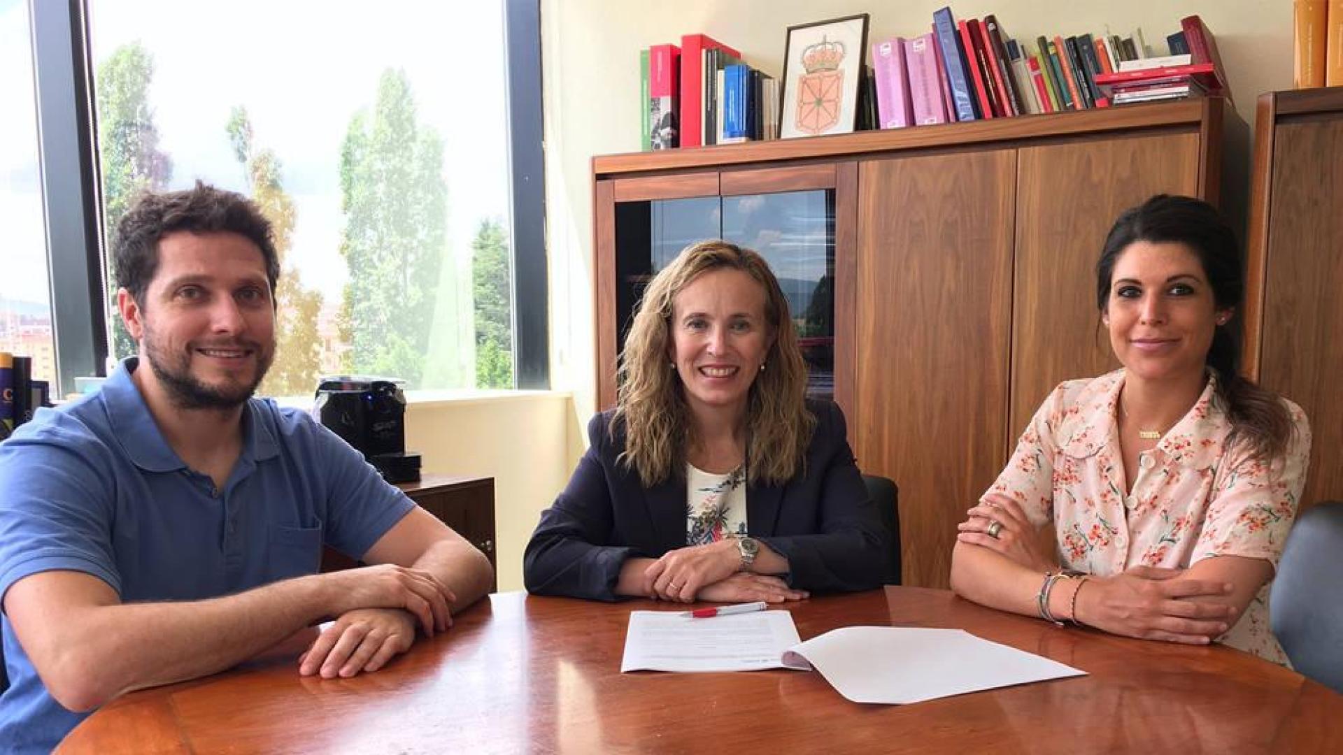 Convenio con la Asociación de Jóvenes Empresarios de Navarra para emprendimiento