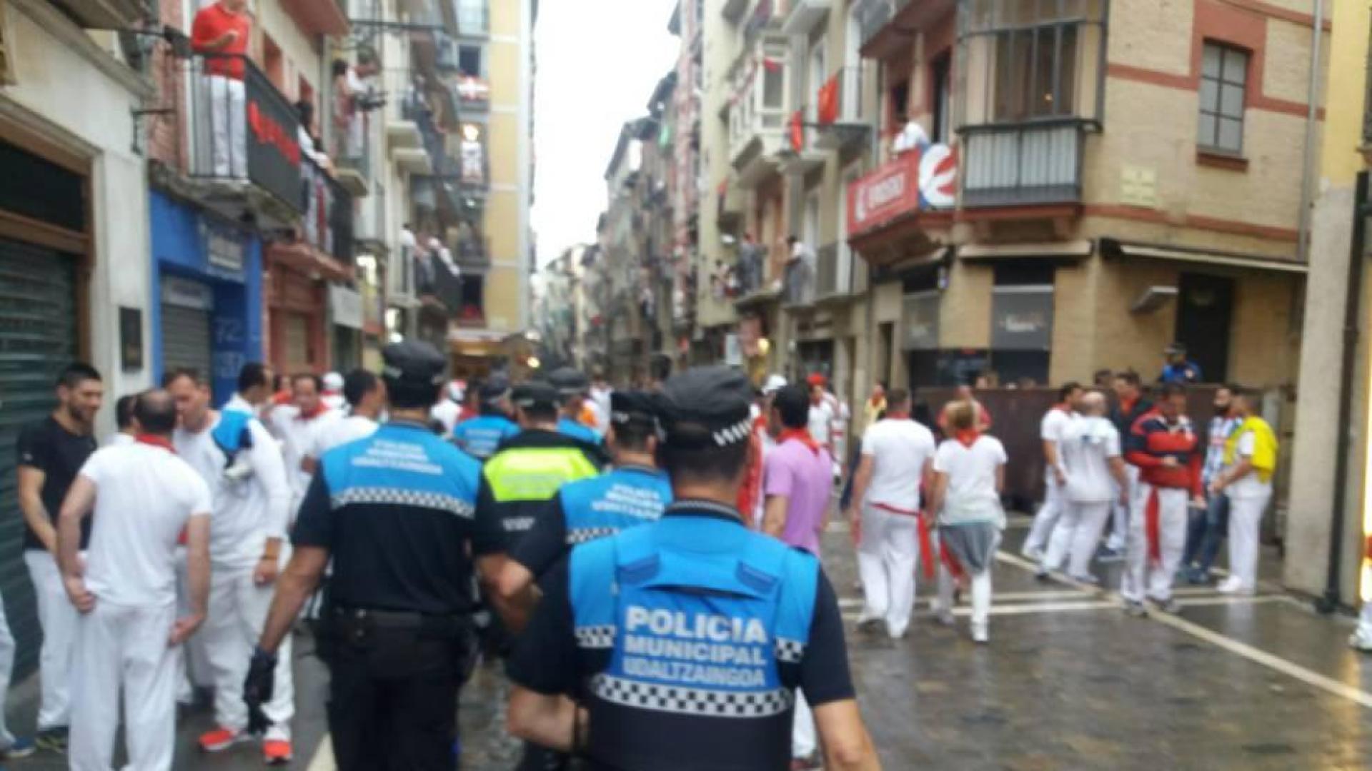 Detenida la primera persona por abuso sexual estos Sanfermines