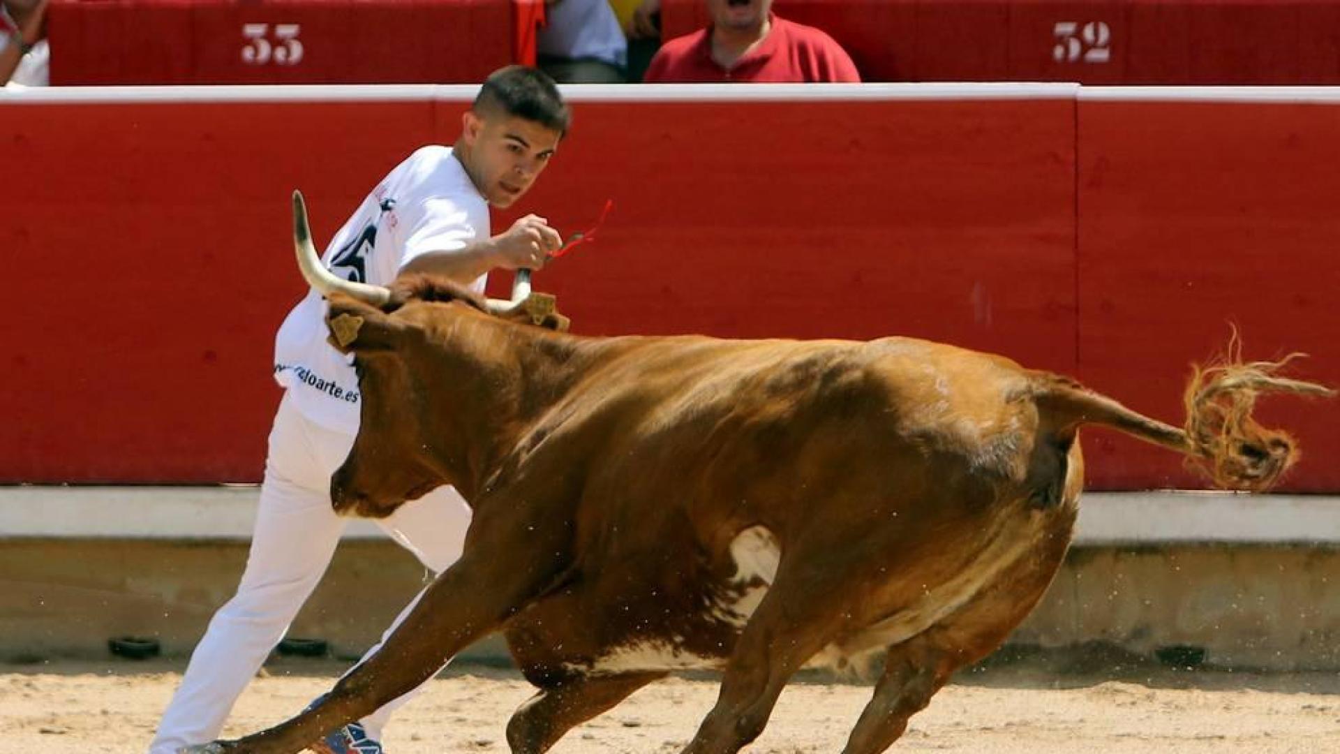 La plaza de toros de Pamplona acogió este domingo 9 de julio el tradicional festejo taurino.