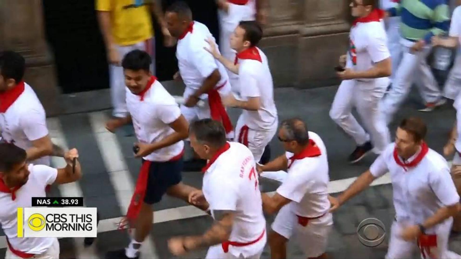 Corriendo el encierro a ciegas