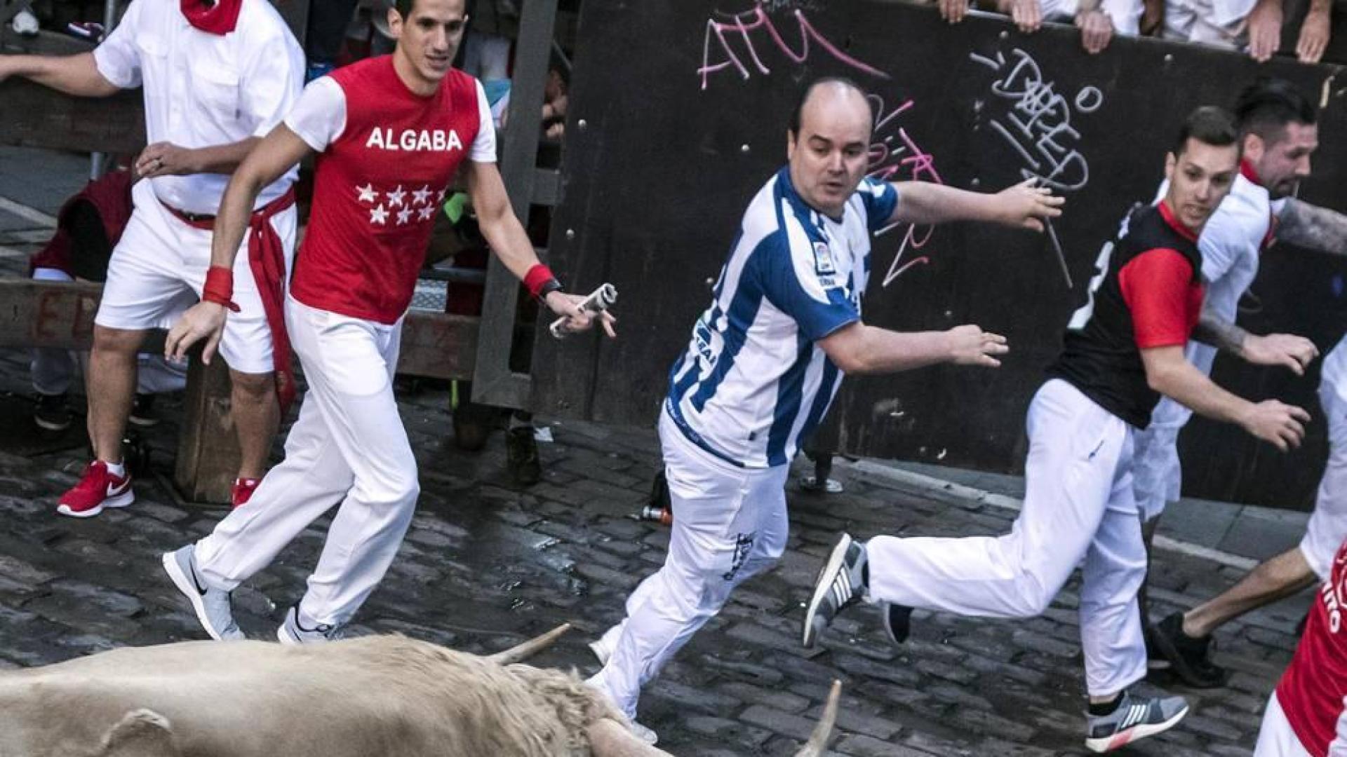 Fotos exclusivas del quinto encierro de San Fermín 2018 de los fotógrafos de Diario de Navarra.