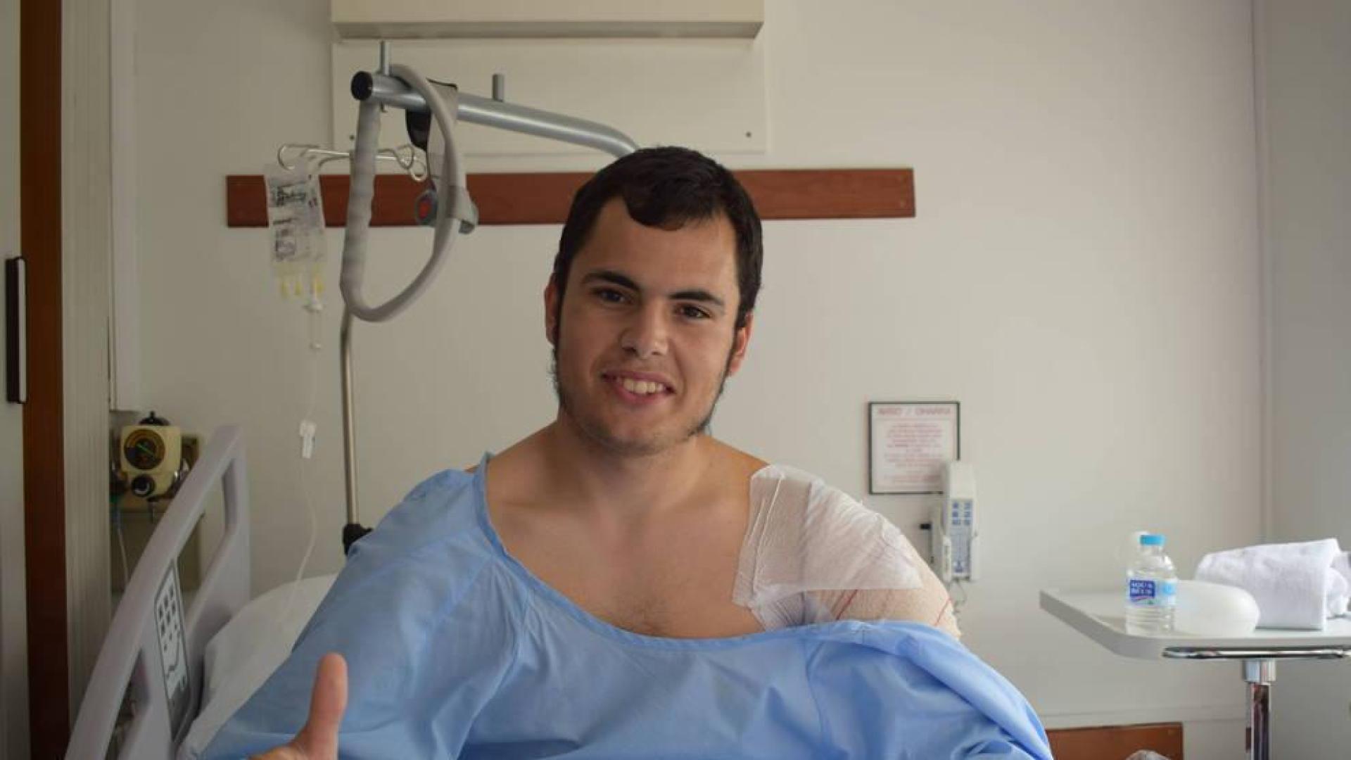 Jaime González Martín : “Creí que me empujaban con el codo, pero era el toro ”