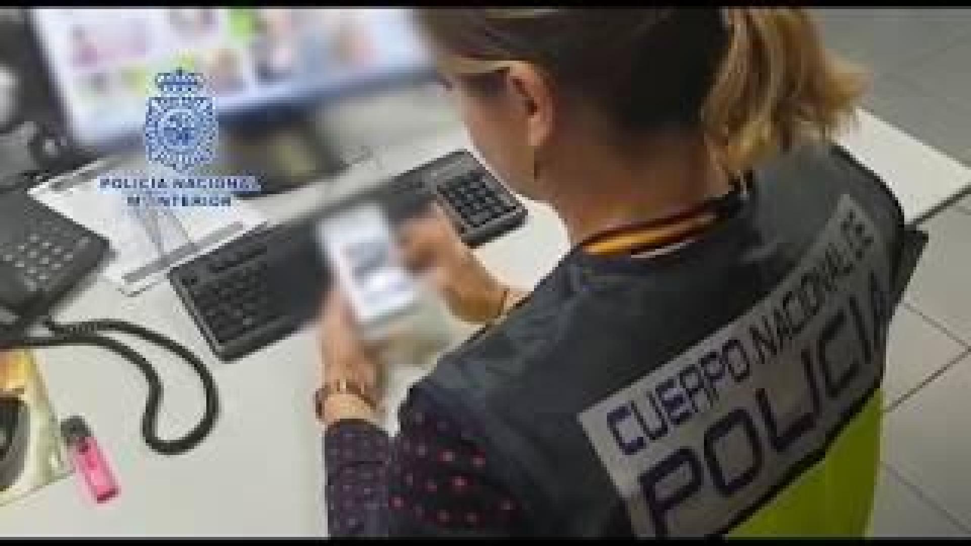 Operación de la Policía Nacional contra la pornografía infantil