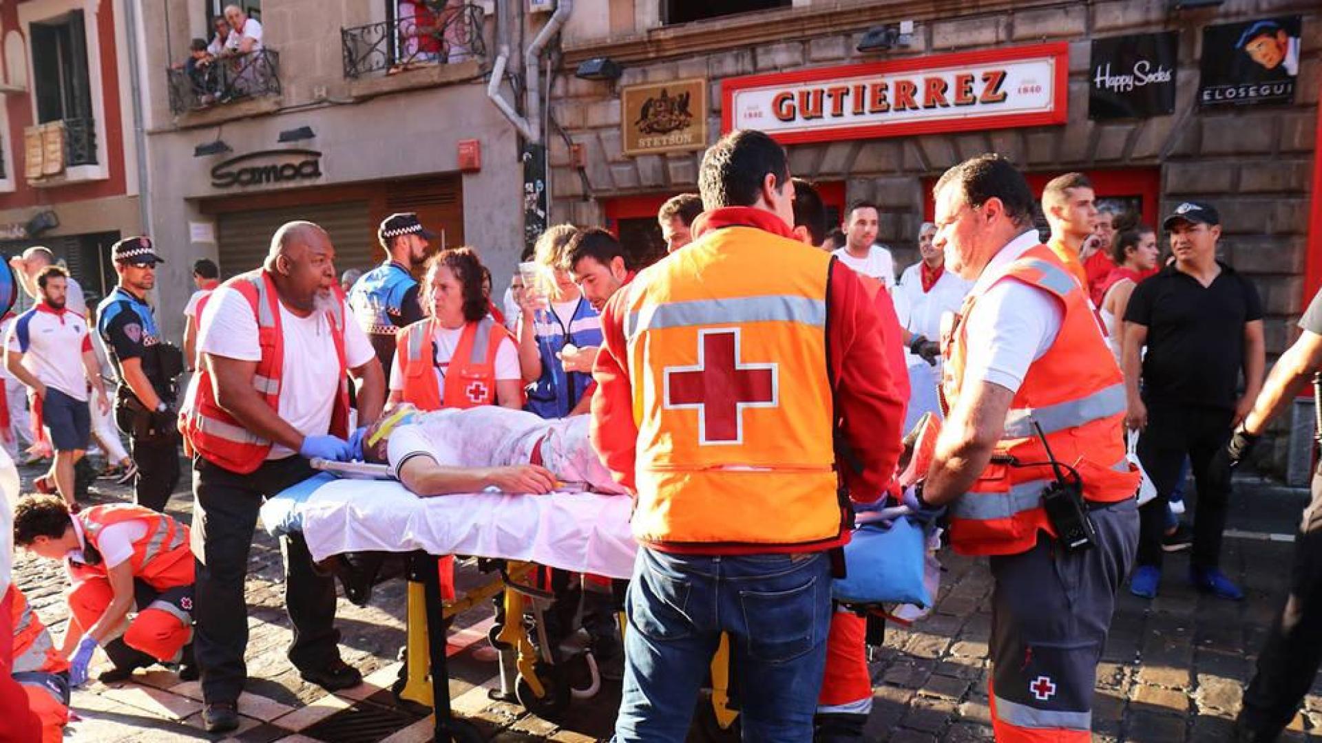 Trasladados seis corredores al CHN sin heridas por asta de toro