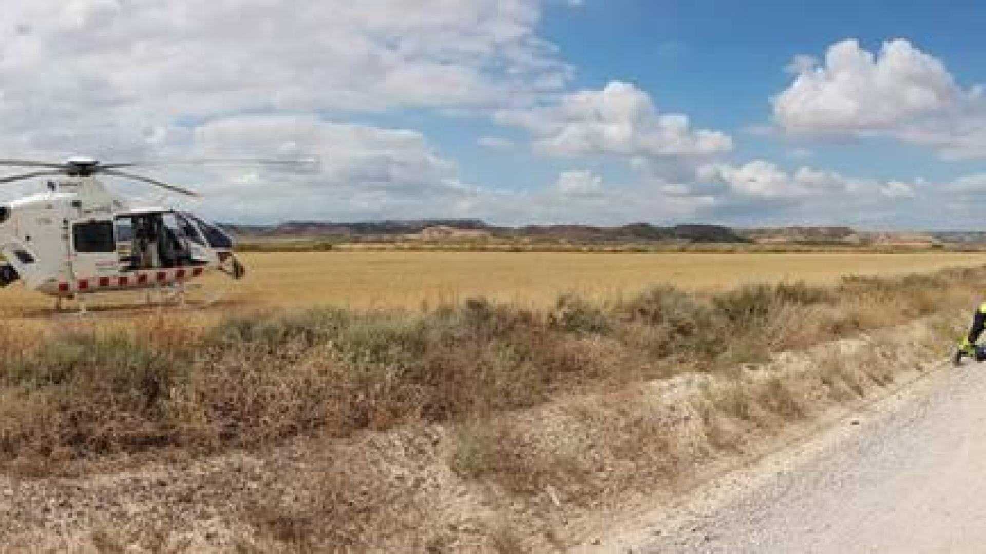 Fallece una ciclista francesa tras sufrir una caída en las Bardenas