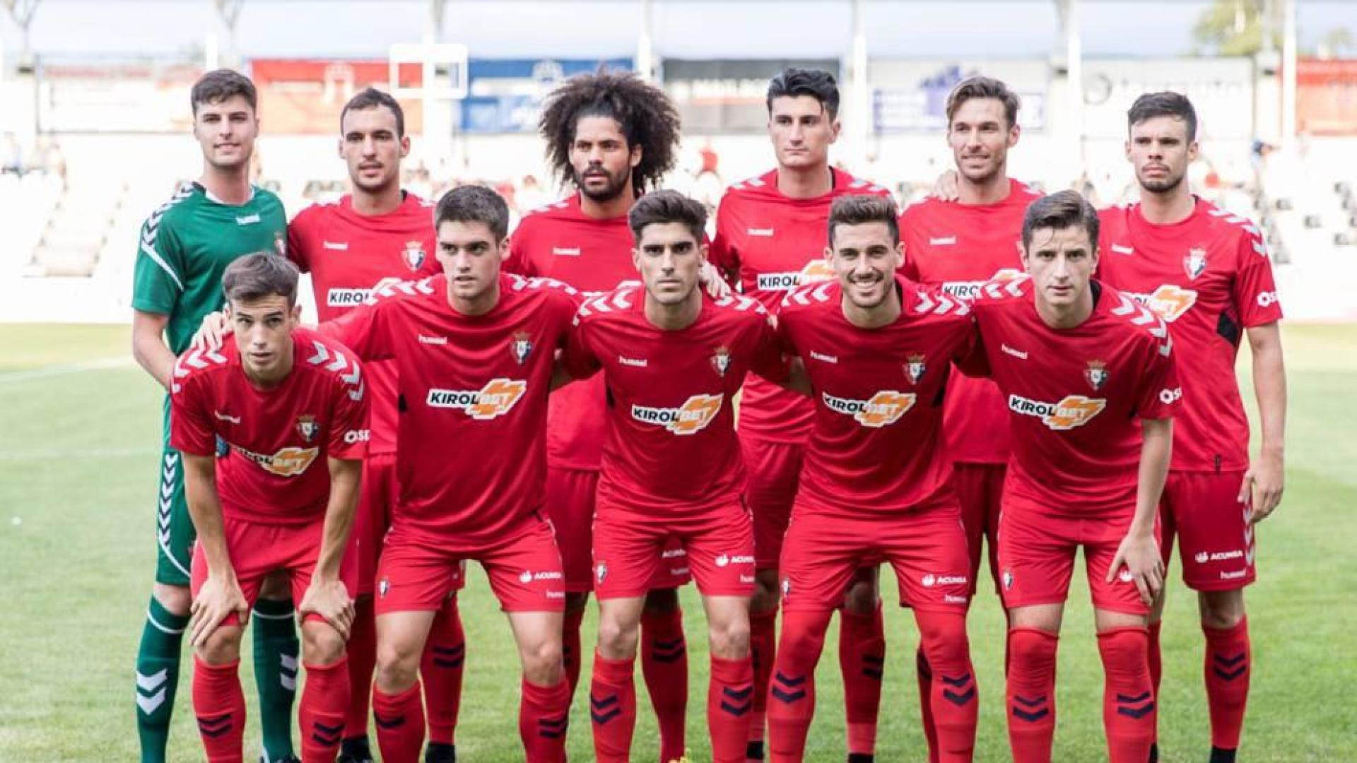 Íñigo Pérez y Nacho Vidal, titulares en el amistoso de Osasuna contra el Real Unión