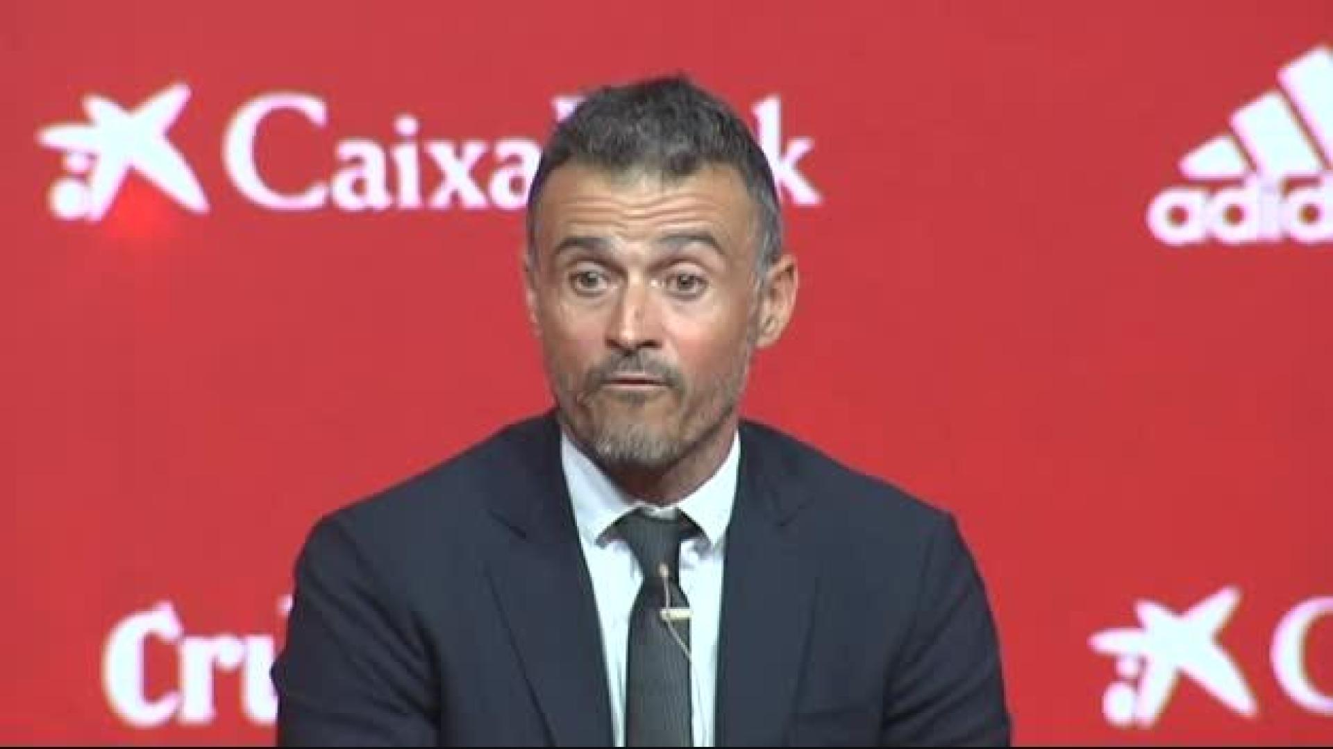 Presentación de Luis Enrique como seleccionador nacional