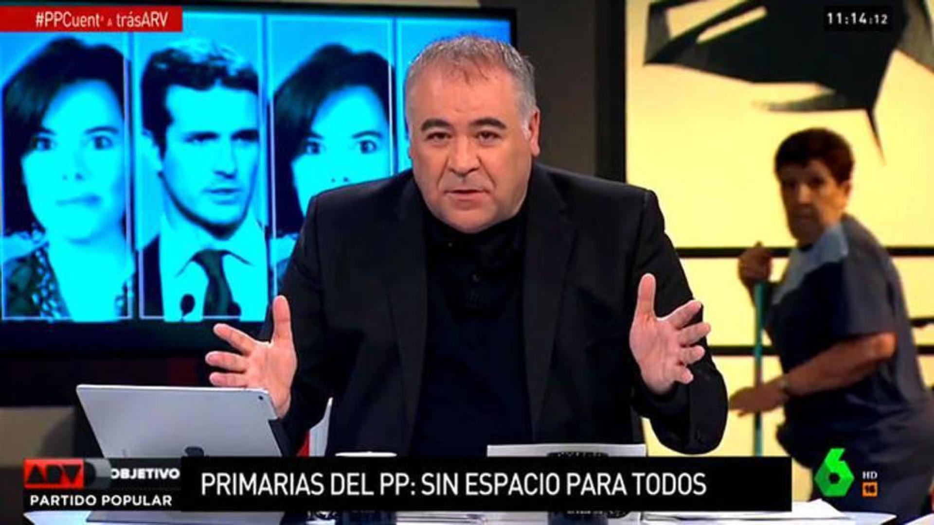 Amelia, la limpiadora que se coló en el directo de 'Al Rojo Vivo'