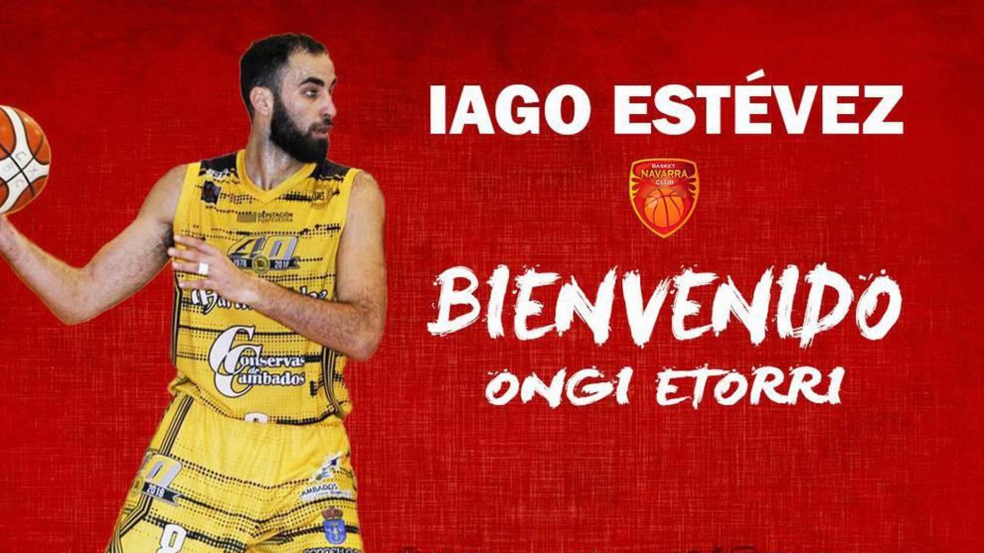 El Basket Navarra ficha al pívot Iago Estévez