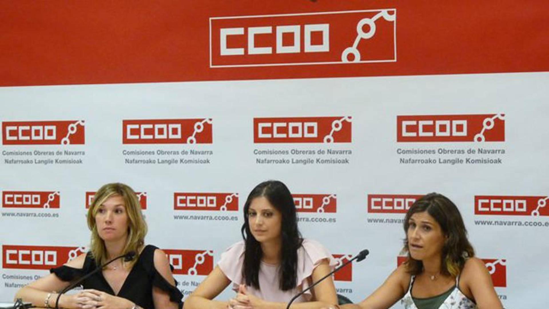 Campaña de CC OO en Navarra para denunciar contratos precarios este verano