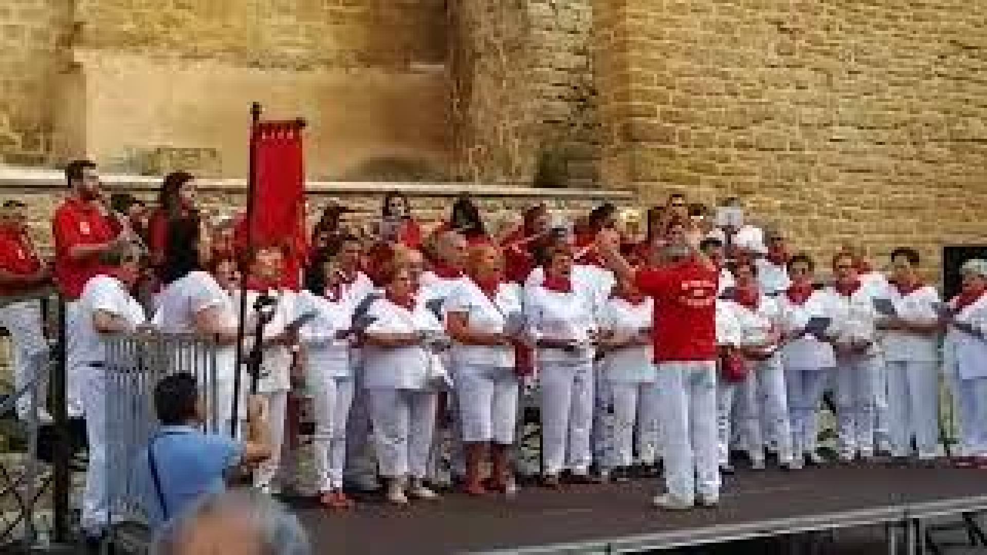Concentración de auroros en Cáseda