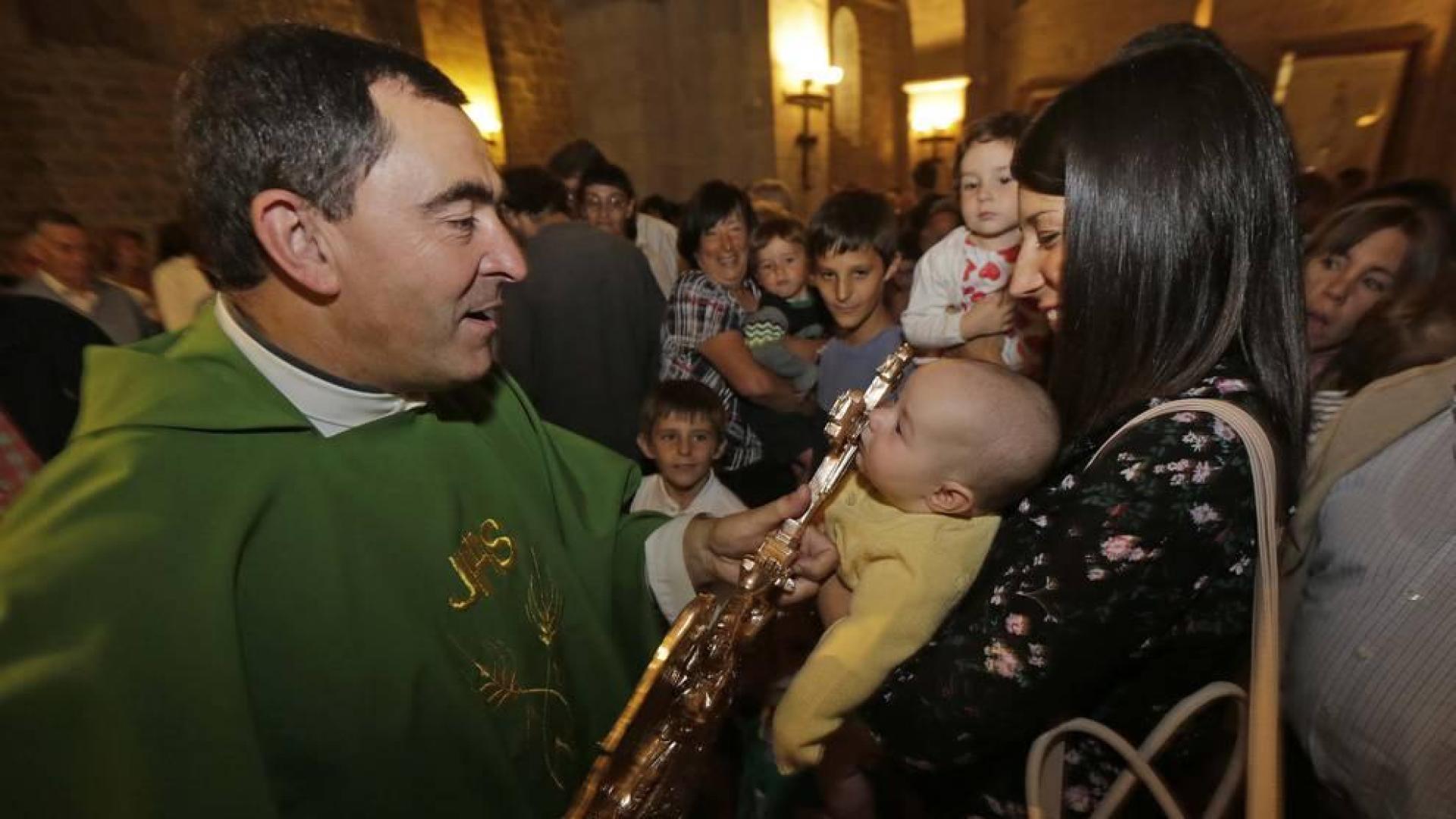 San Miguel de Aralar acogió este domingo a una treintena de niños
