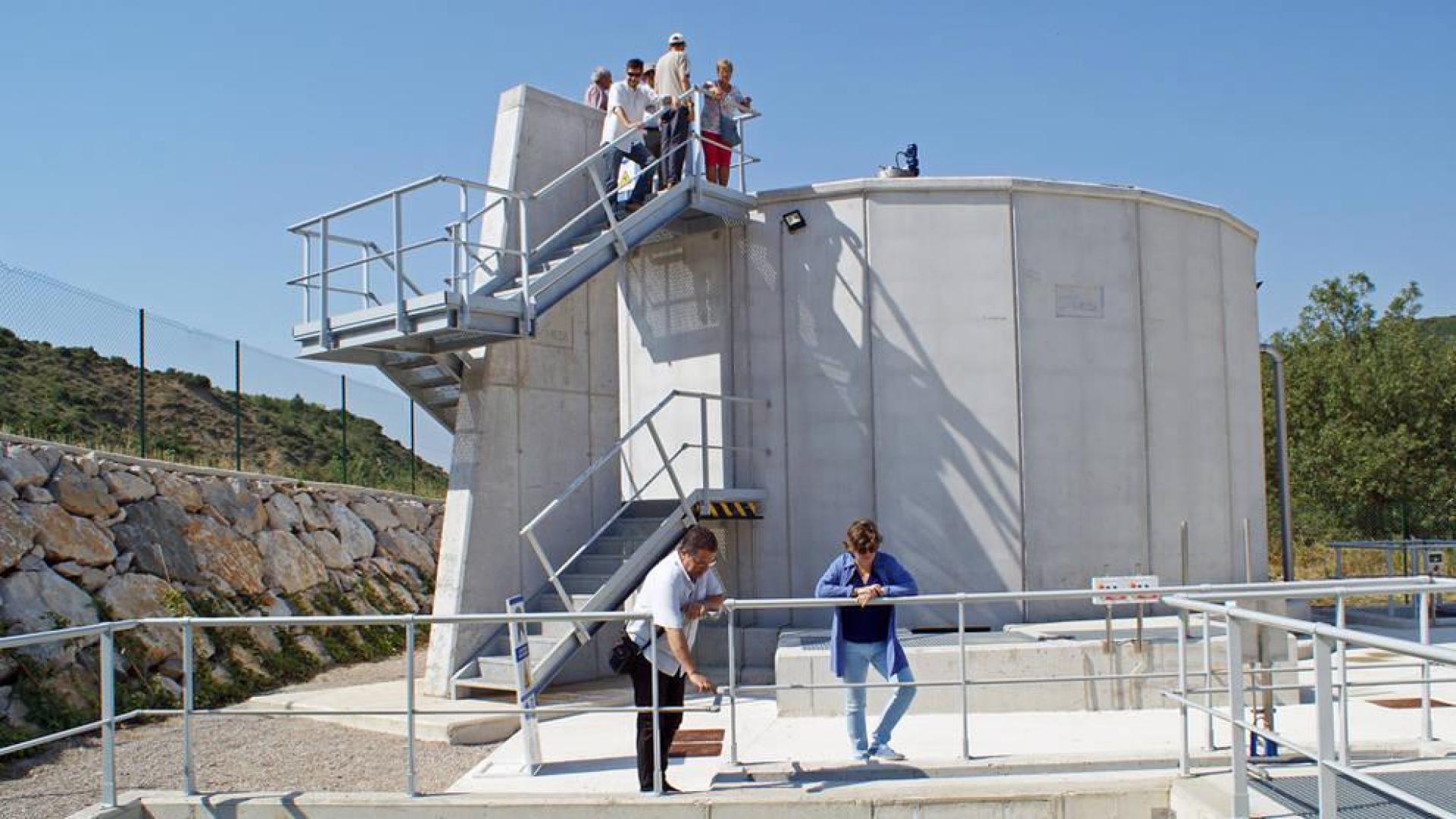Inaugurada la nueva depuradora de filtro biológico de Liédena