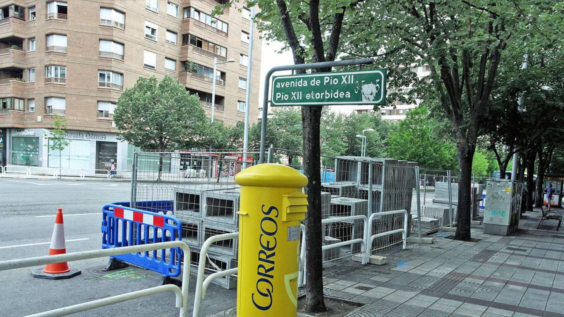 Las obras de Pío XII han eliminado ya unas 45 plazas de aparcamiento