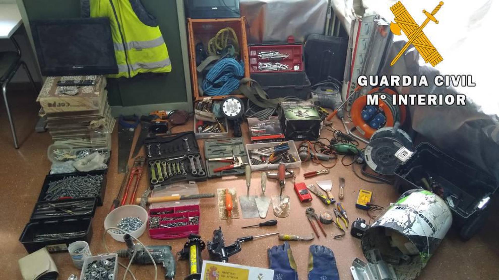 La Guardia Civil esclarece varios robos con fuerza en la Merindad de Olite