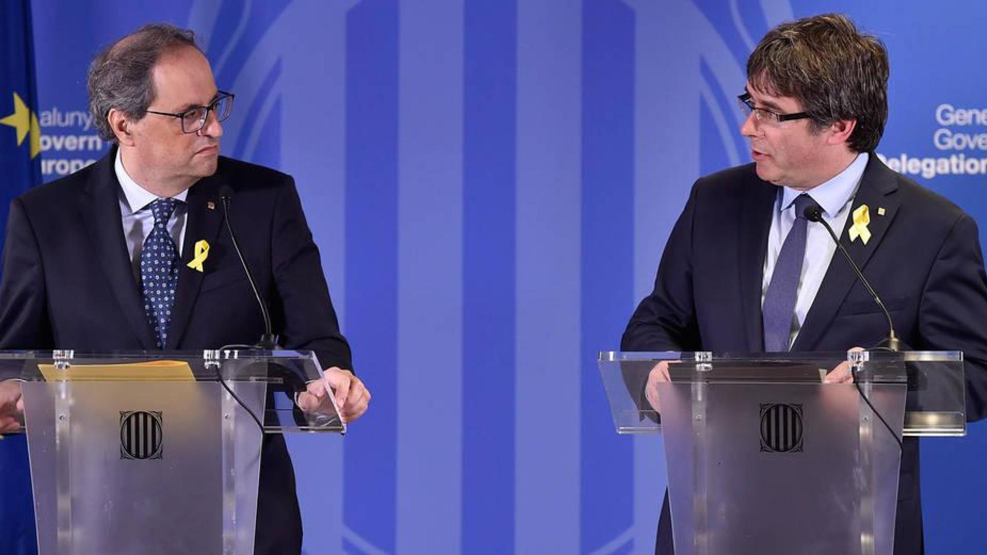 Puigdemont dice que Sánchez tiene que "hacer sus deberes" y pasar a los hechos