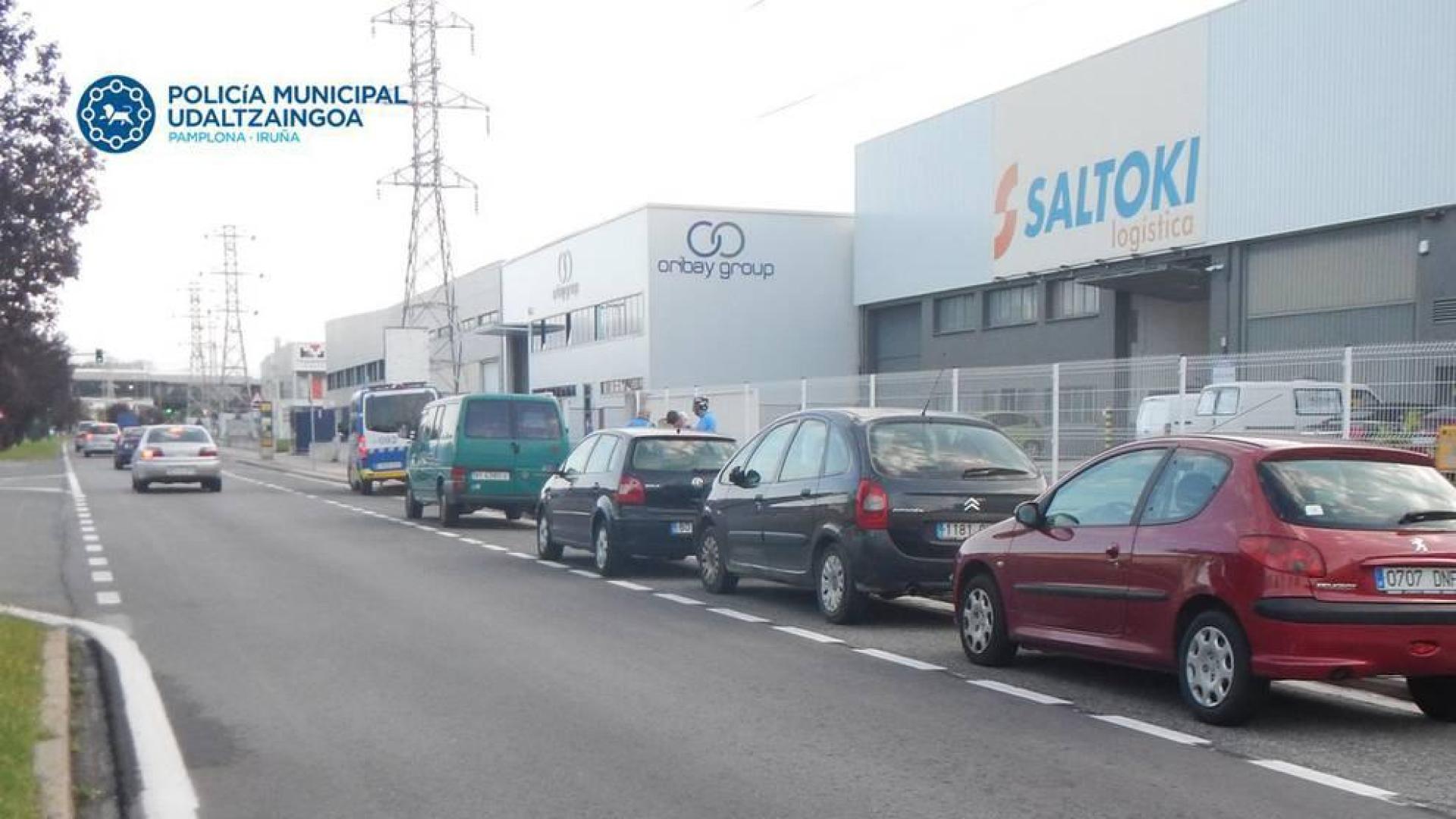 Herido un ciclista de 63 años en Landaben