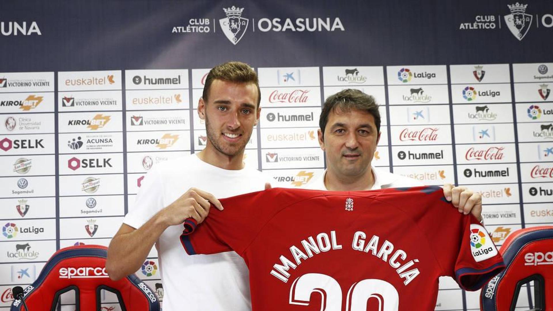 Imanol García, "encantado y con mucha ilusión" de regresar a Osasuna