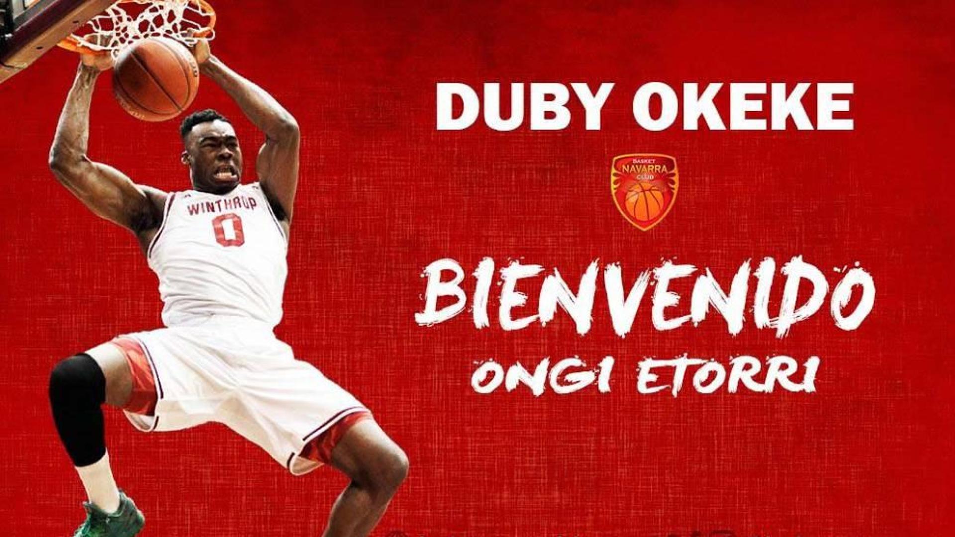 Basket Navarra incorpora al pívot estadounidense Duby Okeke