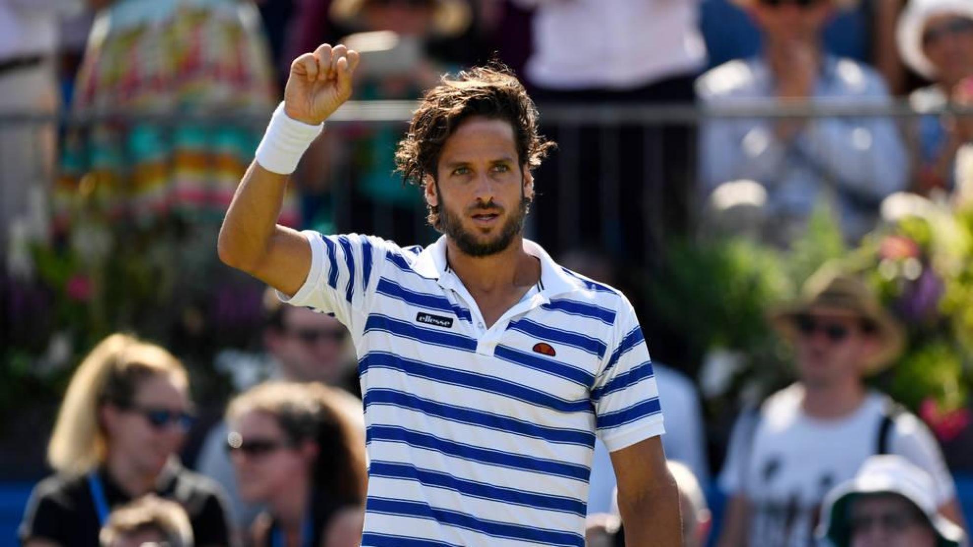 Feliciano López elimina a Wawrinka en la primera ronda de Queens