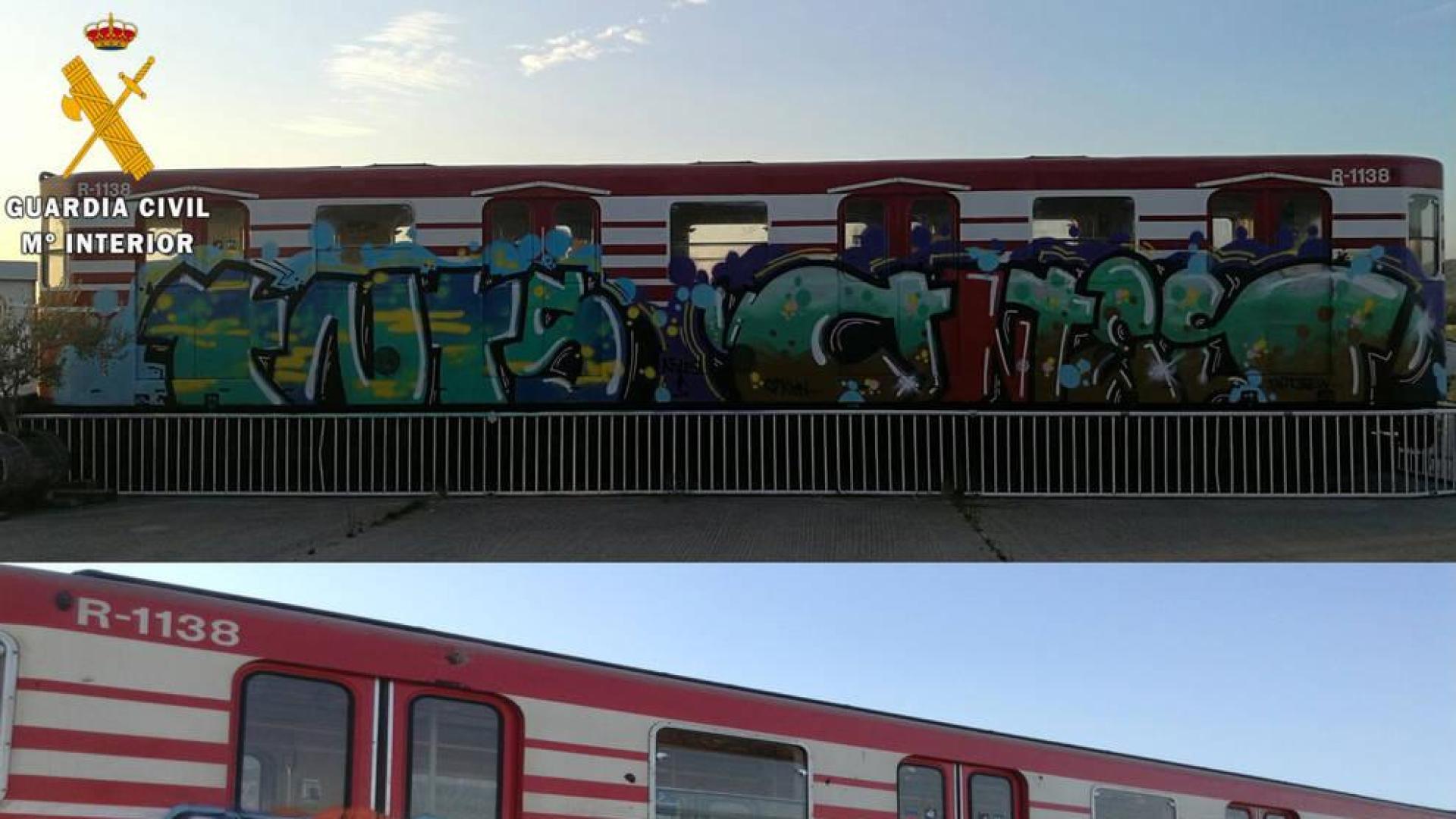 Dos detenidos por realizar grafitis y dañar el Patrimonio Histórico