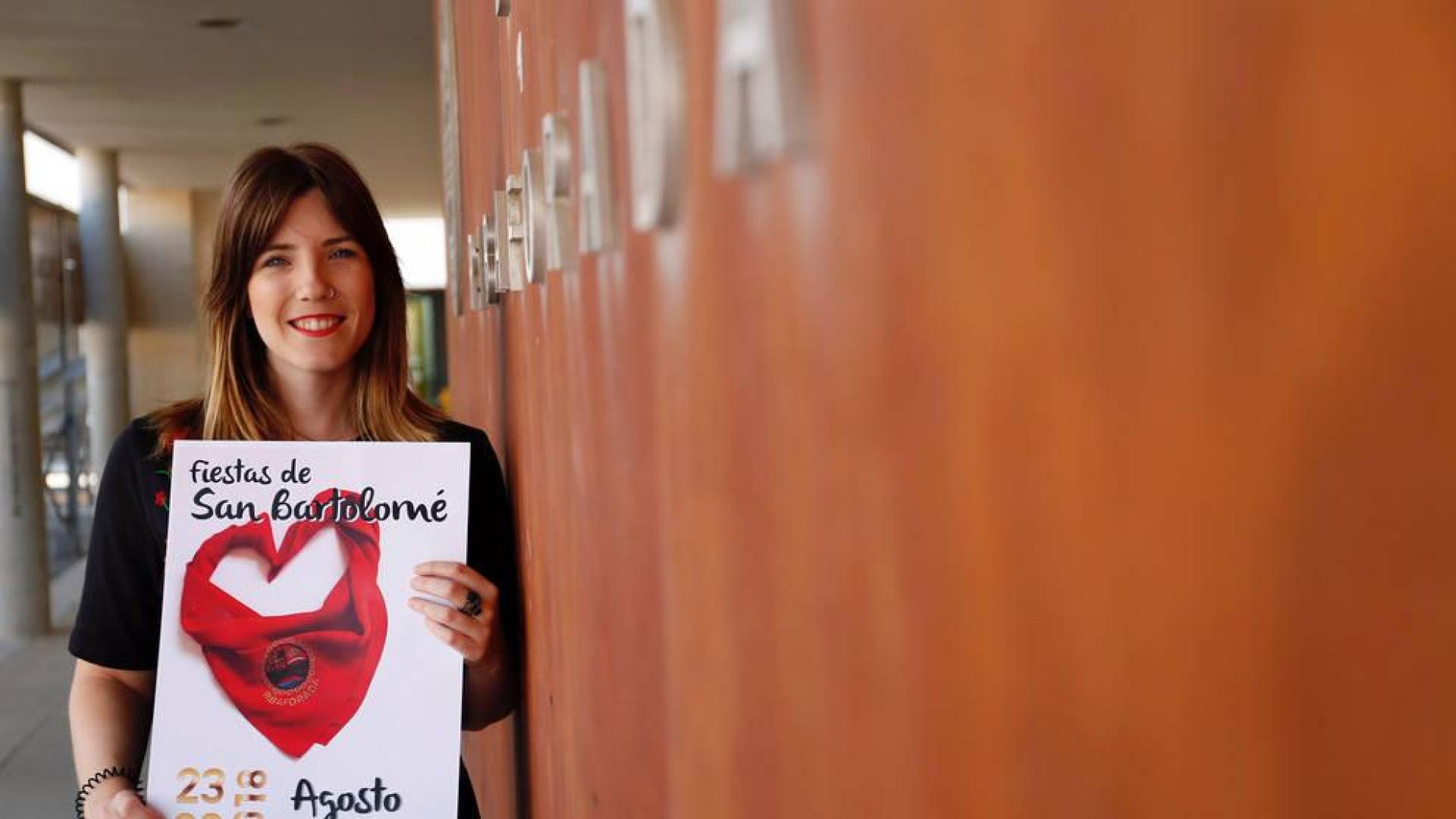 Silvia Galindo gana el Concurso de Carteles de Fiestas de Ribaforada