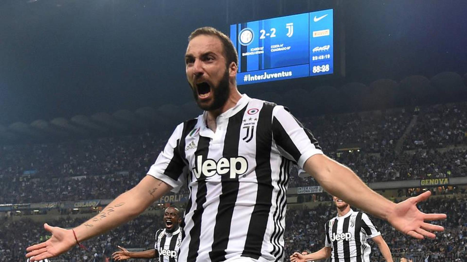 Higuaín cambia la Juventus por el Milan
