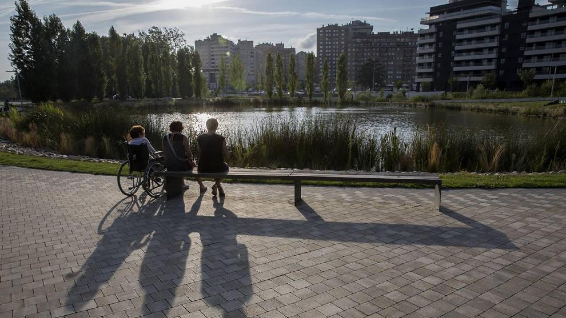 El río, estrella del parque del Orfeón