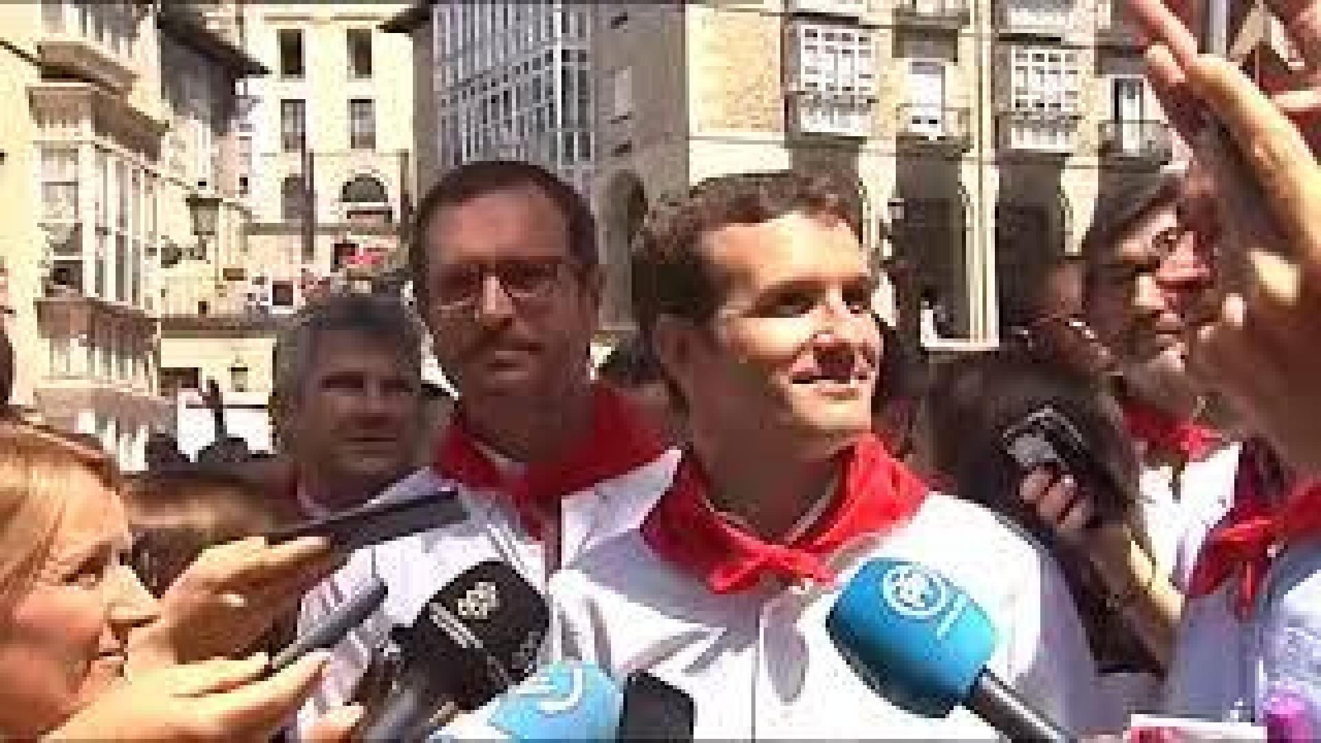 Sonoro abucheo a Pablo Casado en las fiestas de Vitoria