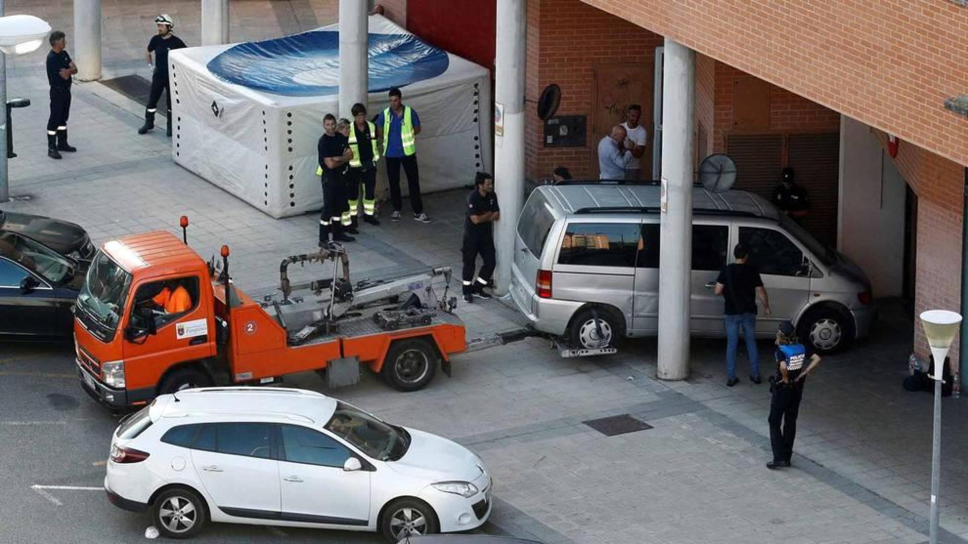 Imágenes del suceso de San Jorge, en el que un hombre ha matado a otro
