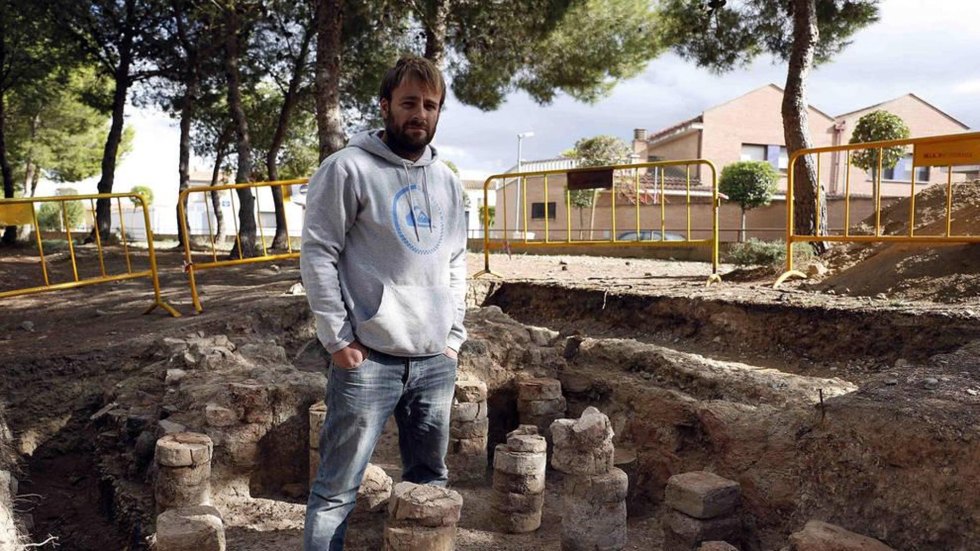 Hallados los restos de un horno en la villa romana de Ribaforada