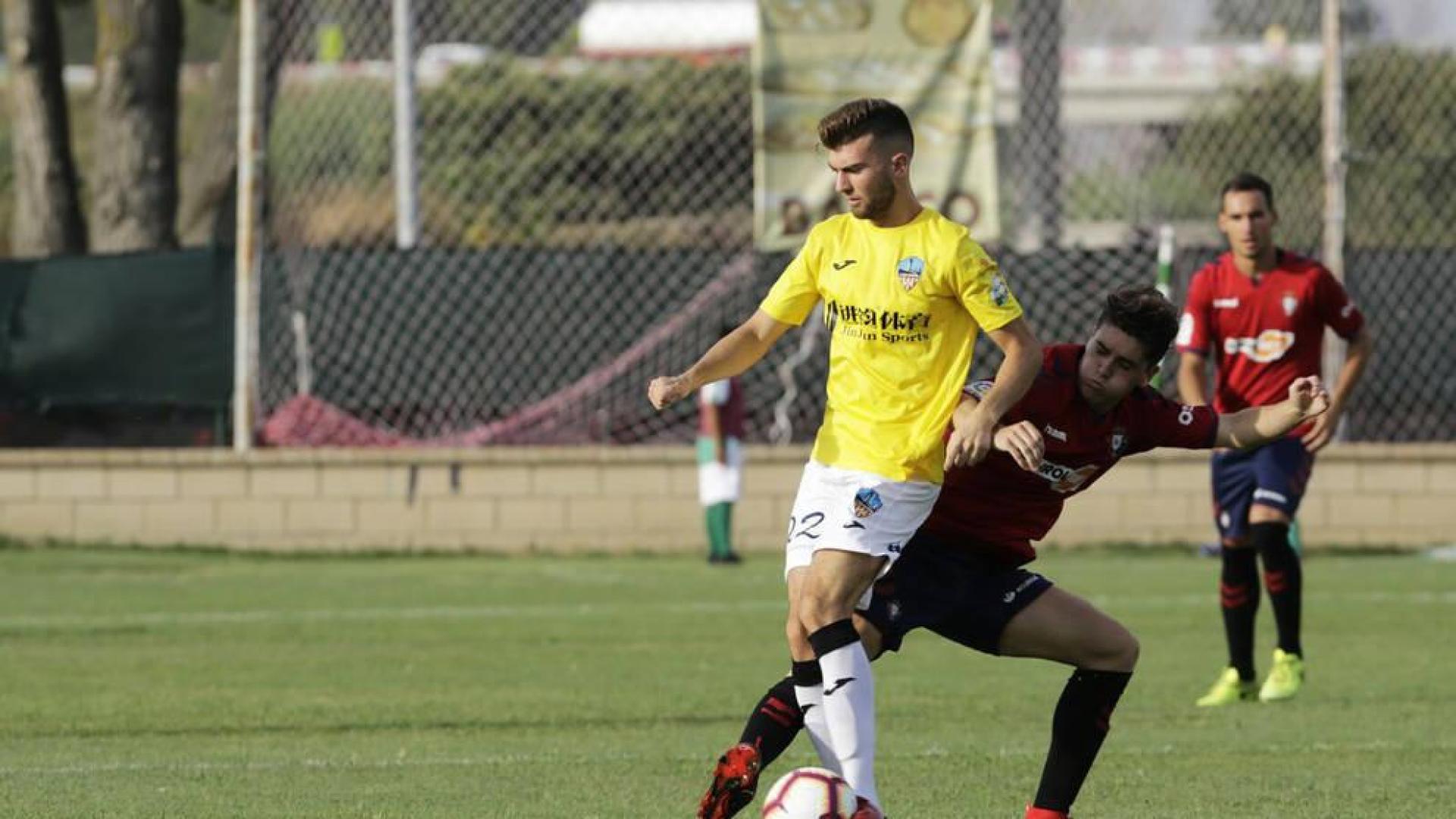 Amistoso entre Osasuna y Lleida en Marcilla