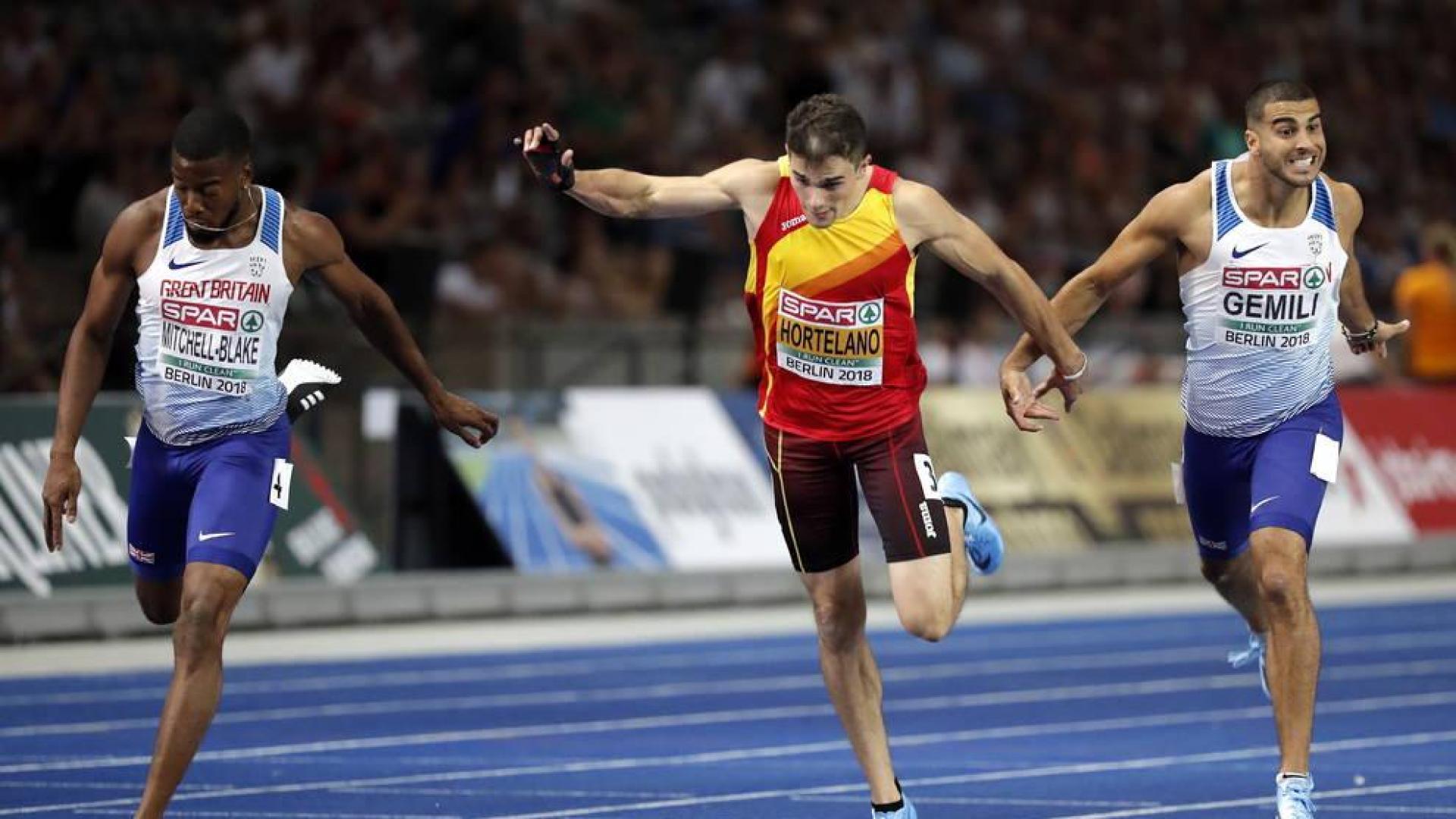 Bruno Hortelano, a una centésima del bronce en su regreso a la elite del atletismo