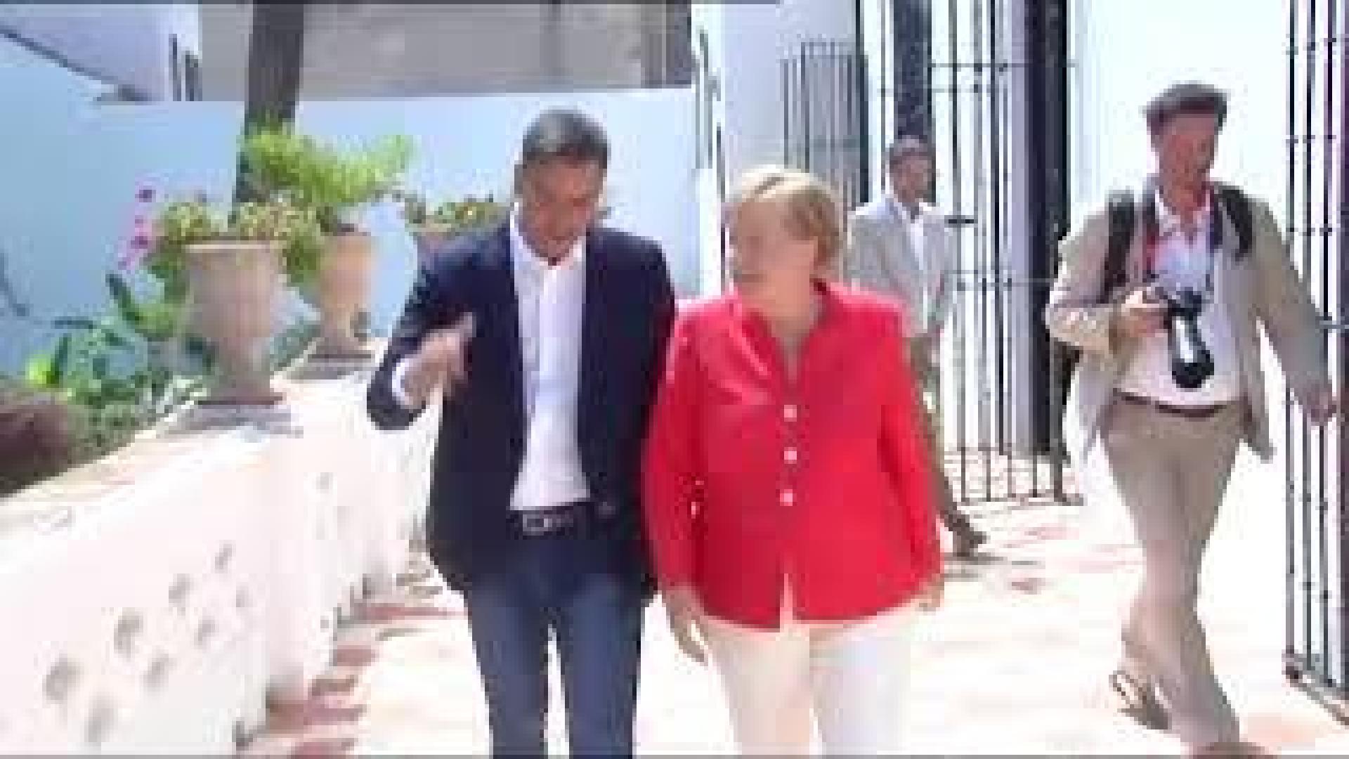 Pedro Sánchez y Angela Merkel repasan en Doñana la agenda bilateral y europea