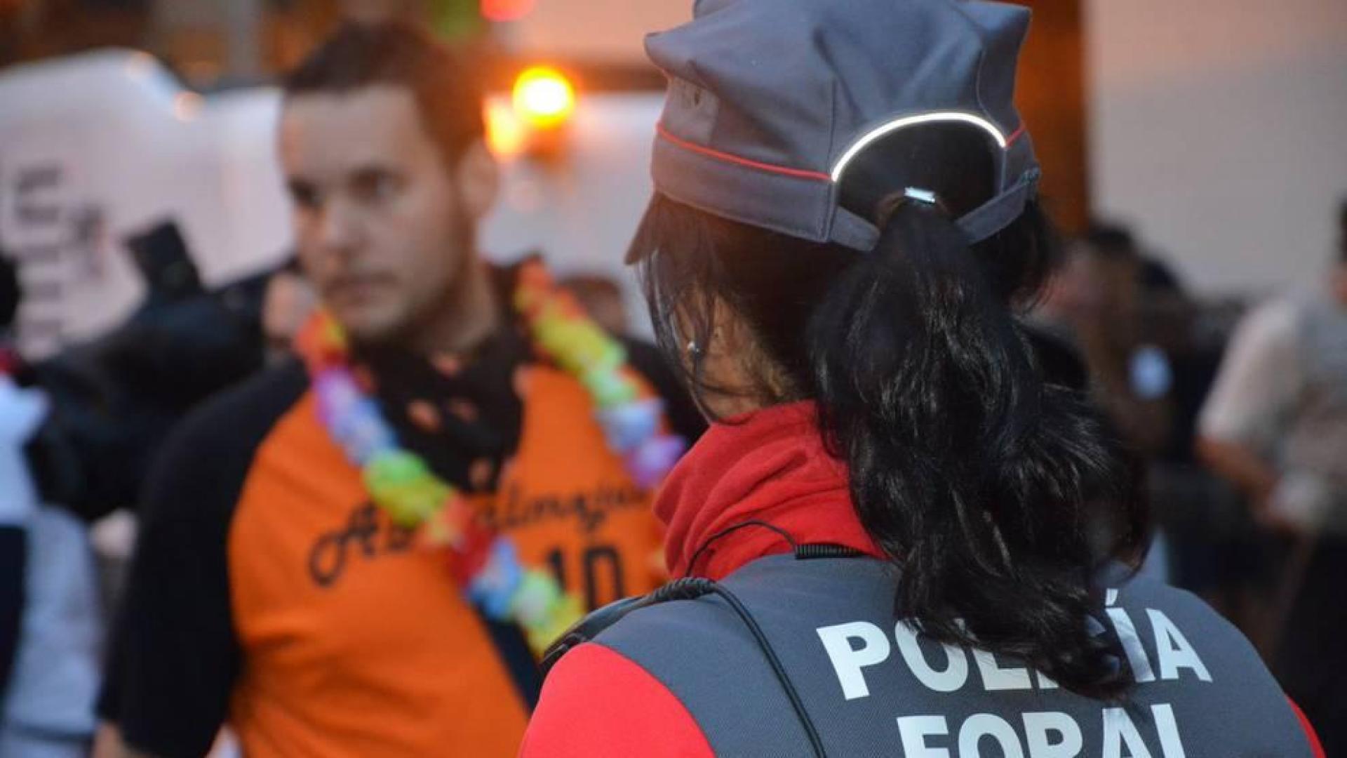 La Policía Foral organiza un dispositivo especial para las  fiestas de Tafalla