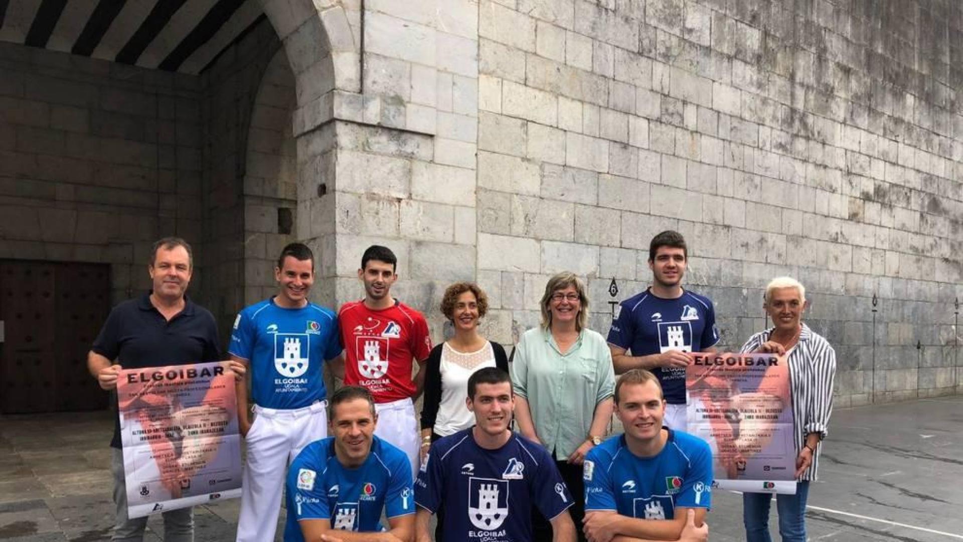 Olaizola II y Rezusta, juntos en el Torneo San Bartolomé de Elgoibar