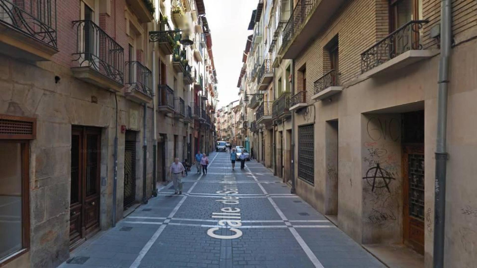 Calle San Antón en Pamplona