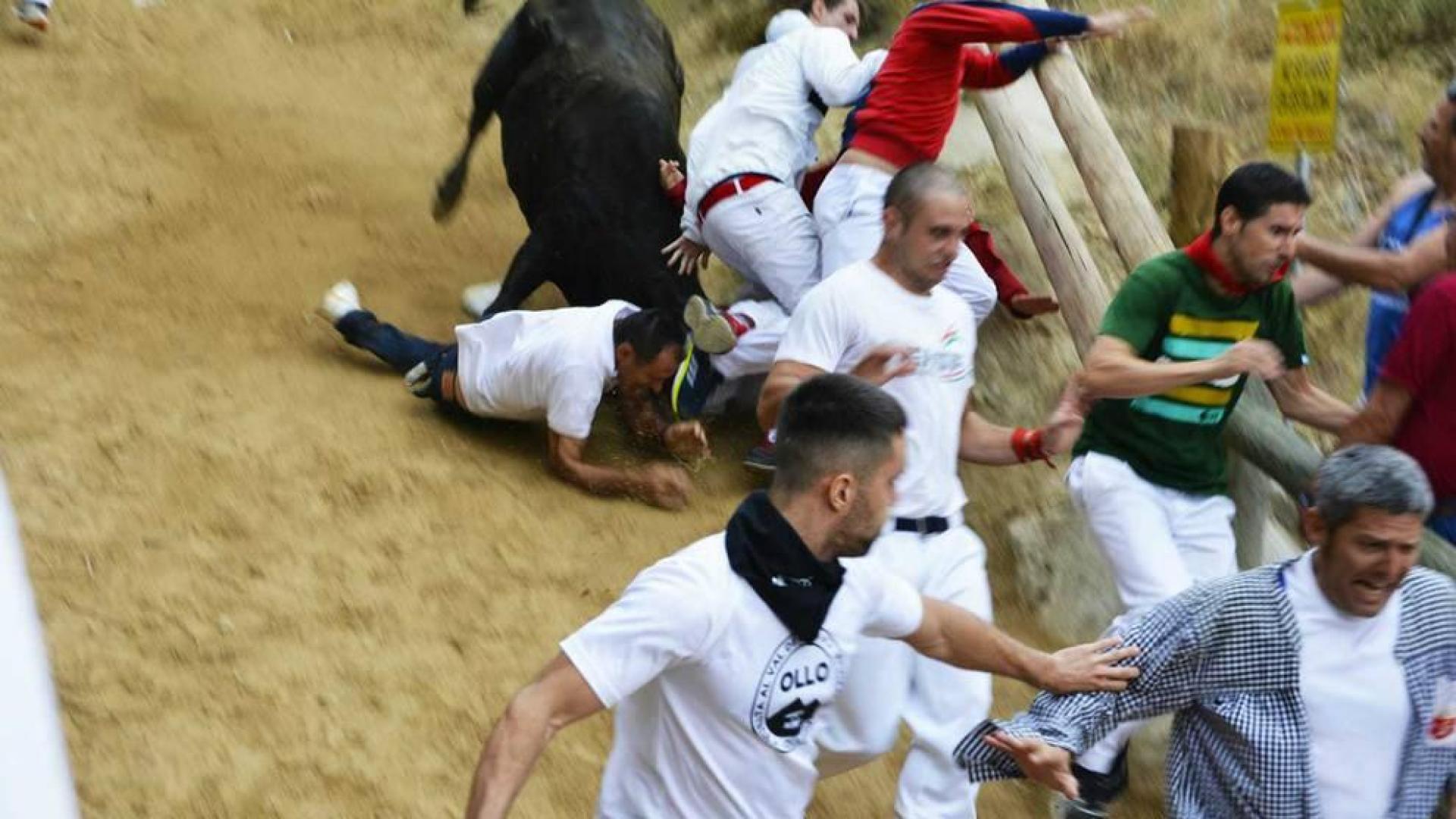 Varios heridos en el quinto Pilón de Falces