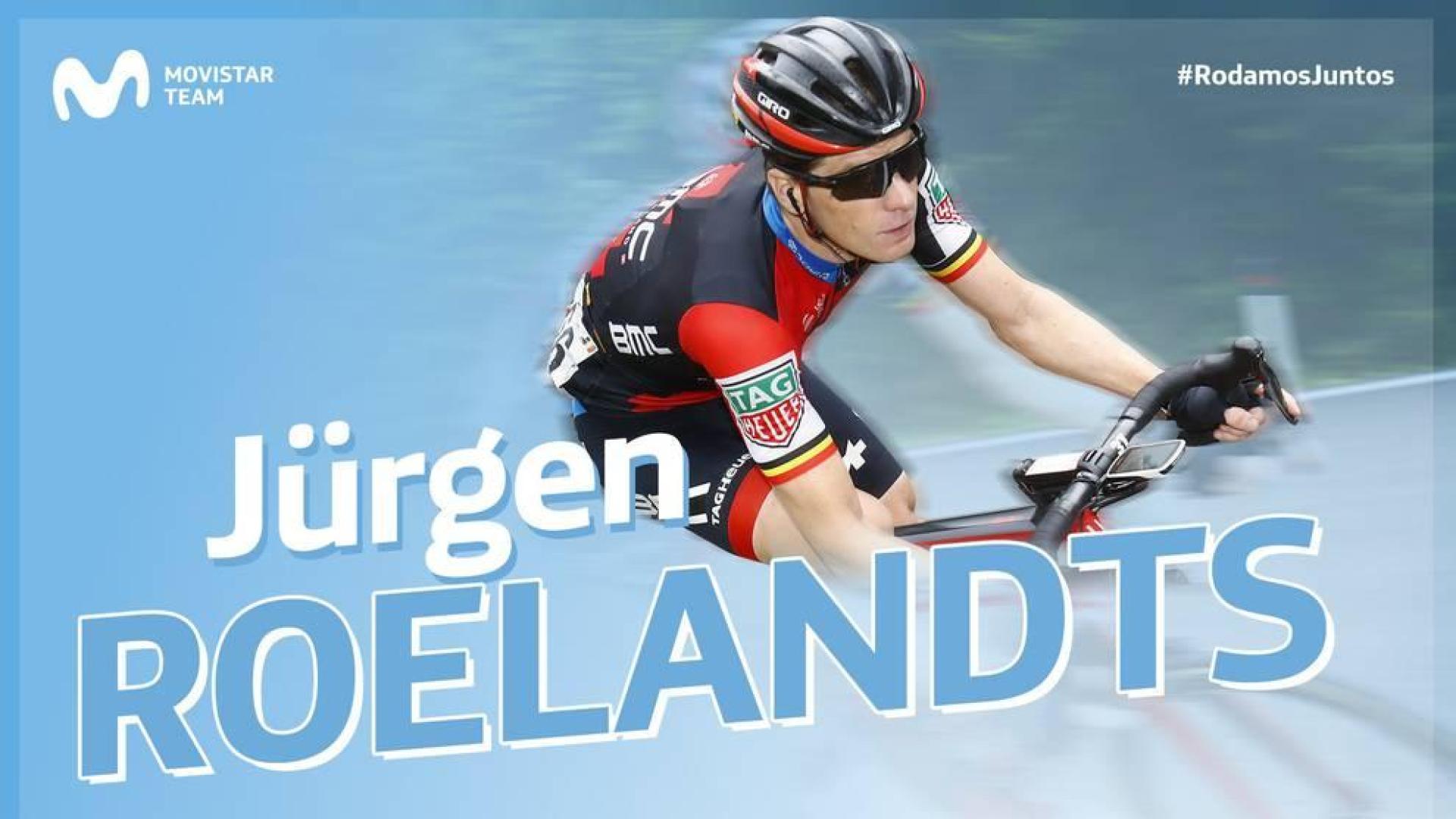 El veterano Jürgen Roelandts, fichaje del Movistar para 2019
