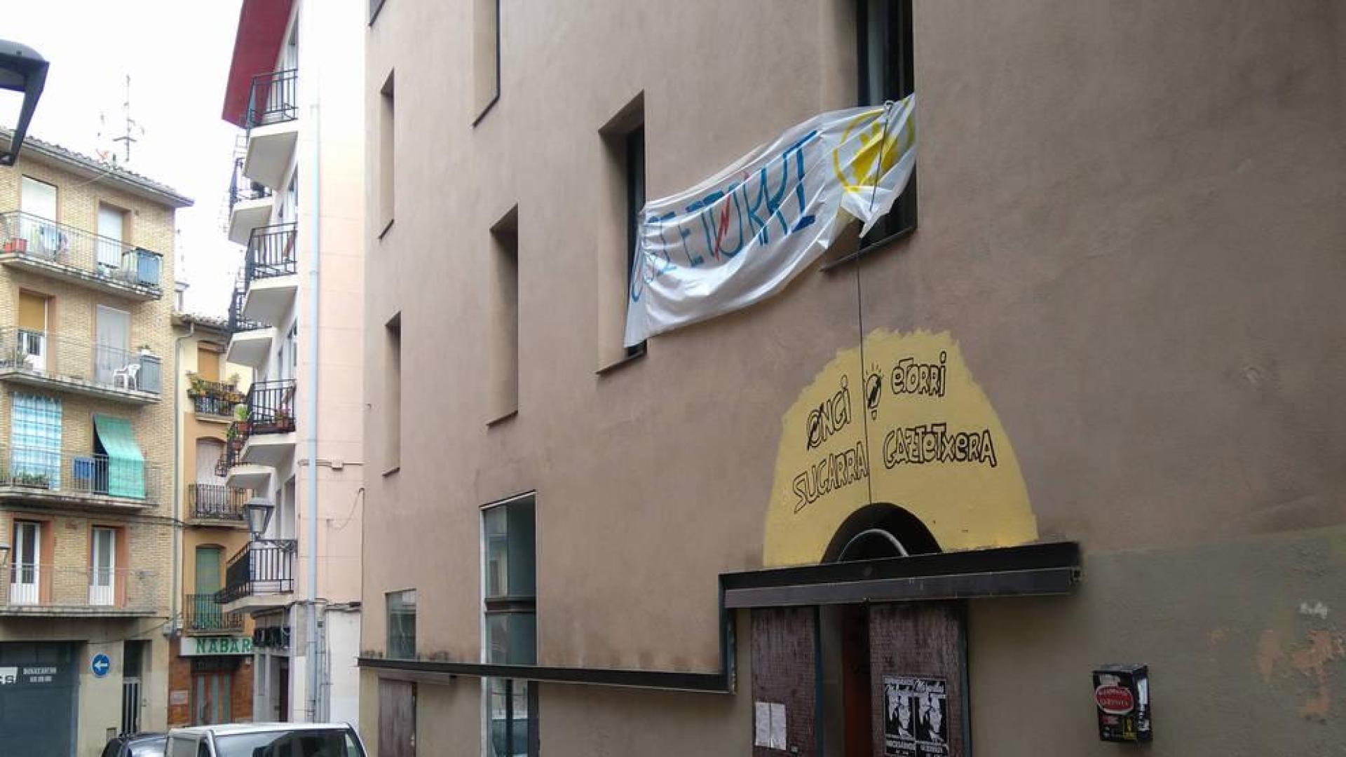 UPN pide el desalojo del Hospital Viejo de Estella, okupado desde junio