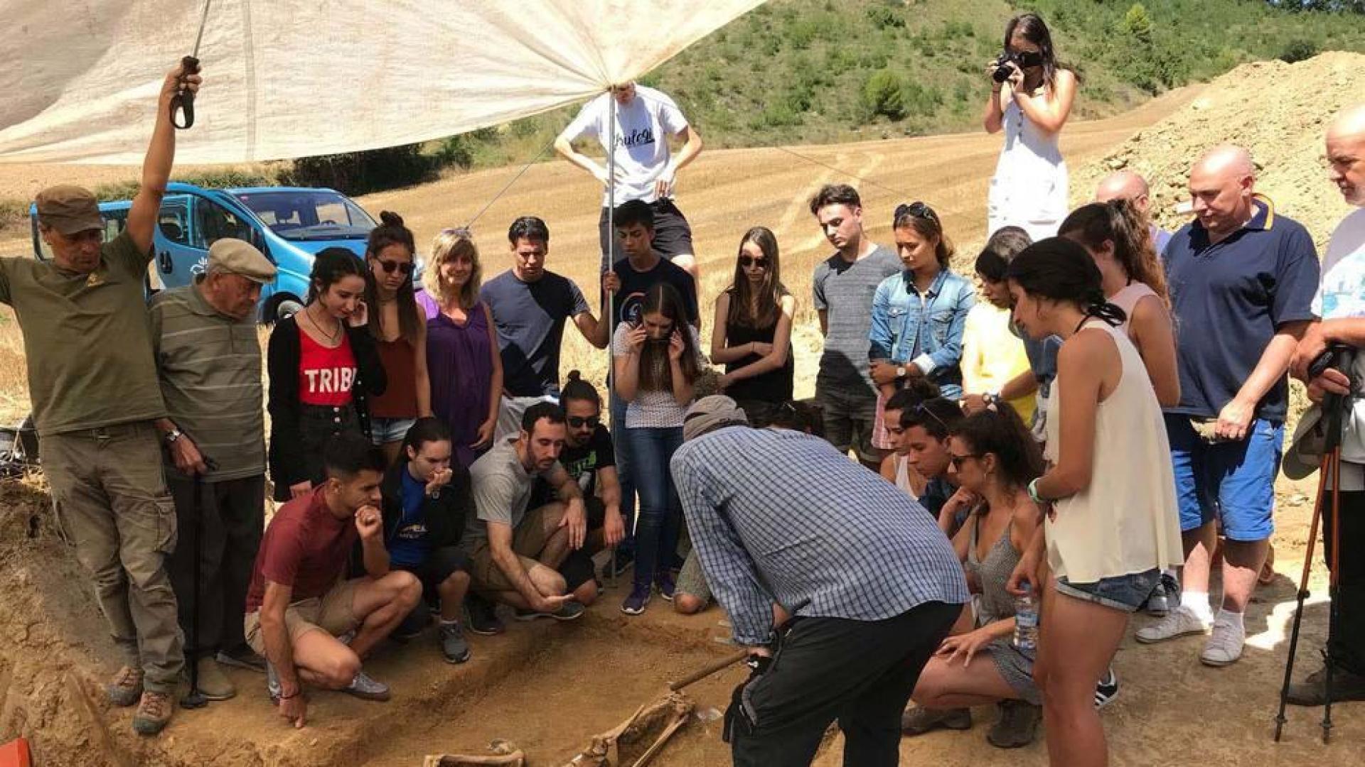 Exhumados en Artaiz (Unciti) los restos de dos víctimas del golpe militar de 1936
