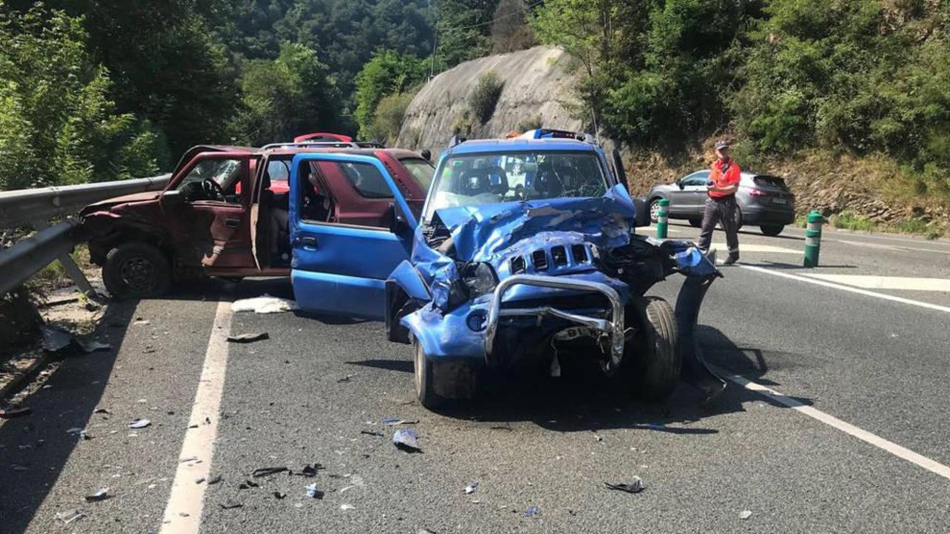 Detenido tras darse a la fuga y provocar un accidente con dos heridos en Lesaka