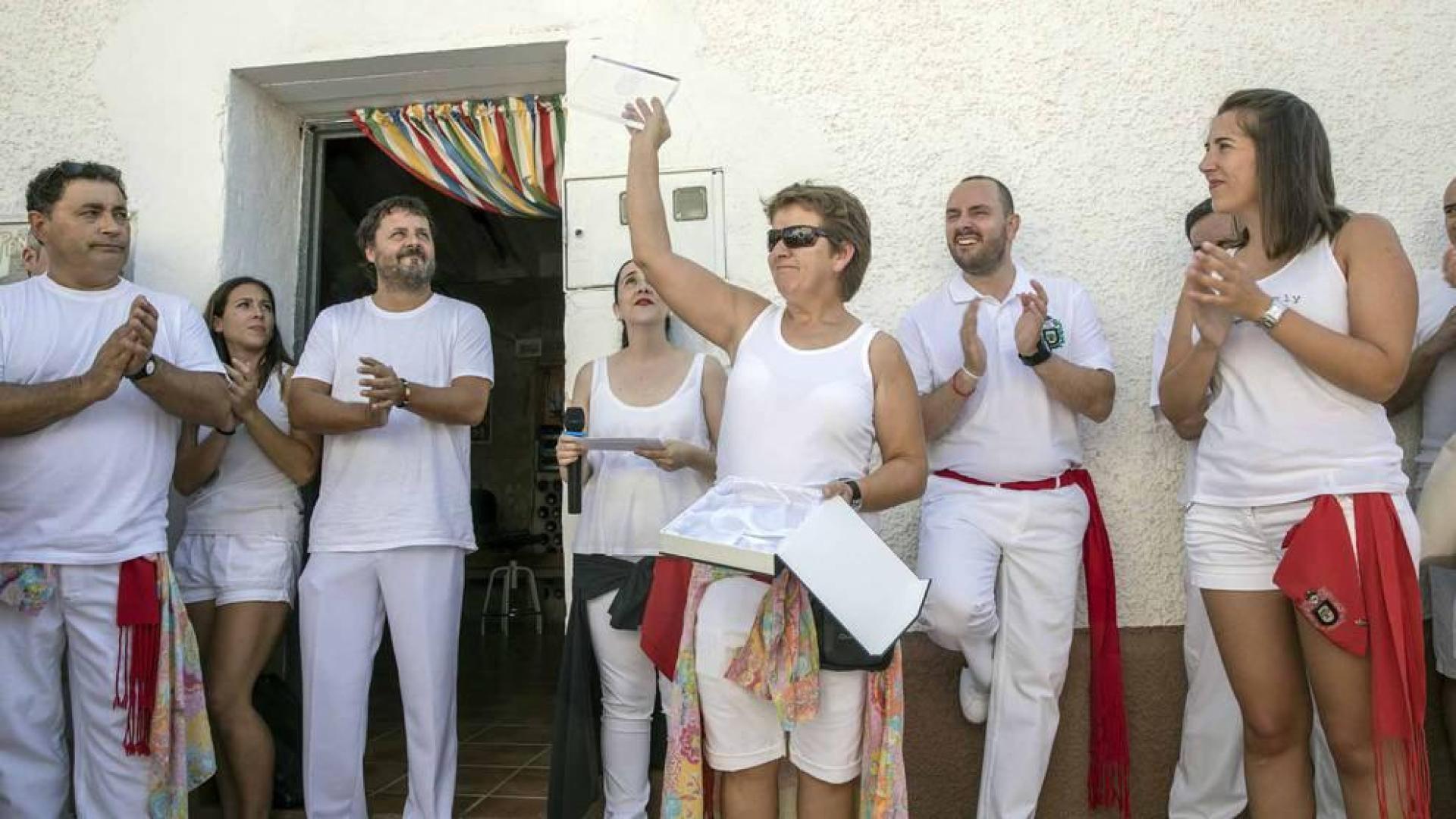 Imágenes del cohete de fiestas de Figarol 2018