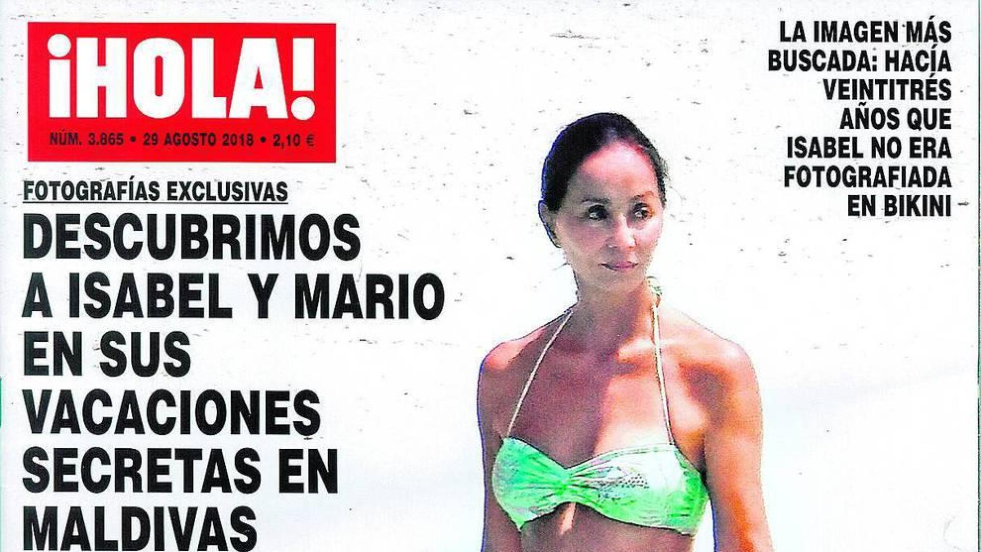 Isabel Preysler en bikini, 23 años después
