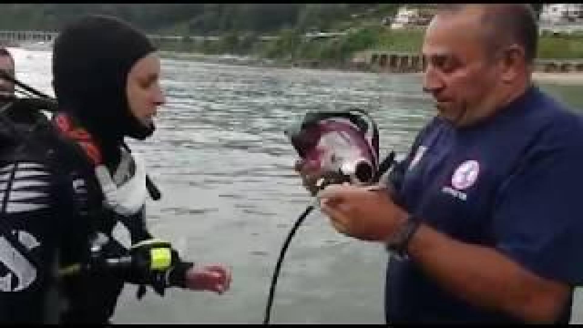 Buceo adaptado en Getaria para personas con diferentes discapacidades