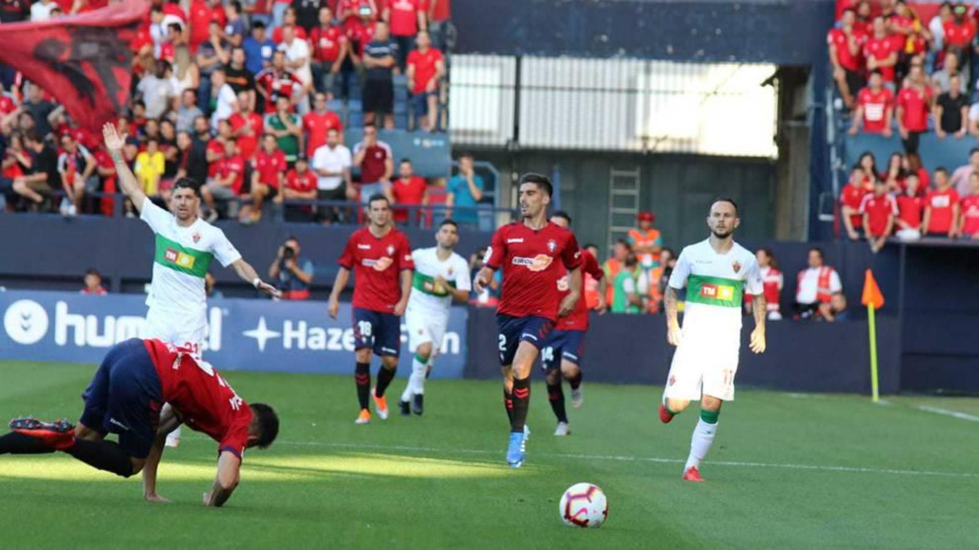 En directo: sigue la narración minuto a minuto del Osasuna-Elche