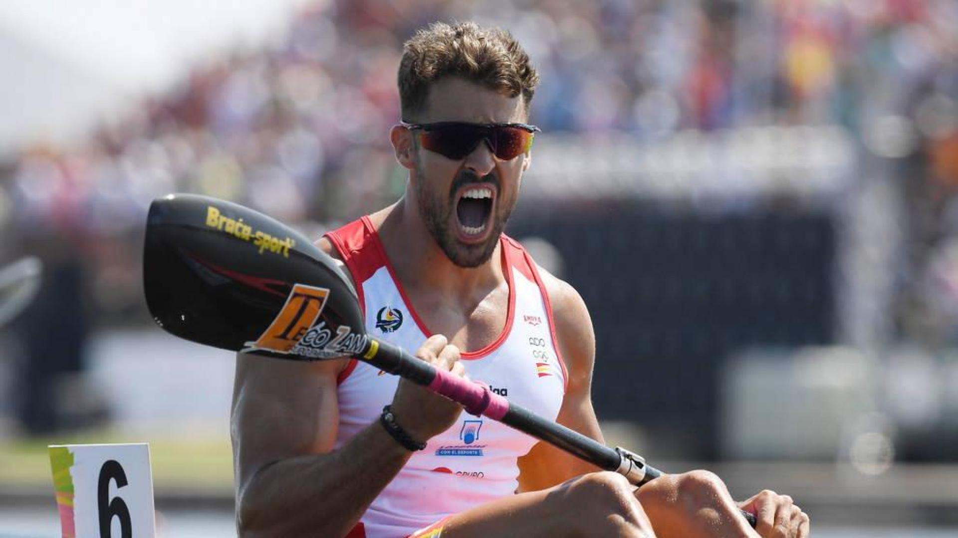 Carlos Garrote, campeón del mundo en K1 200 metros
